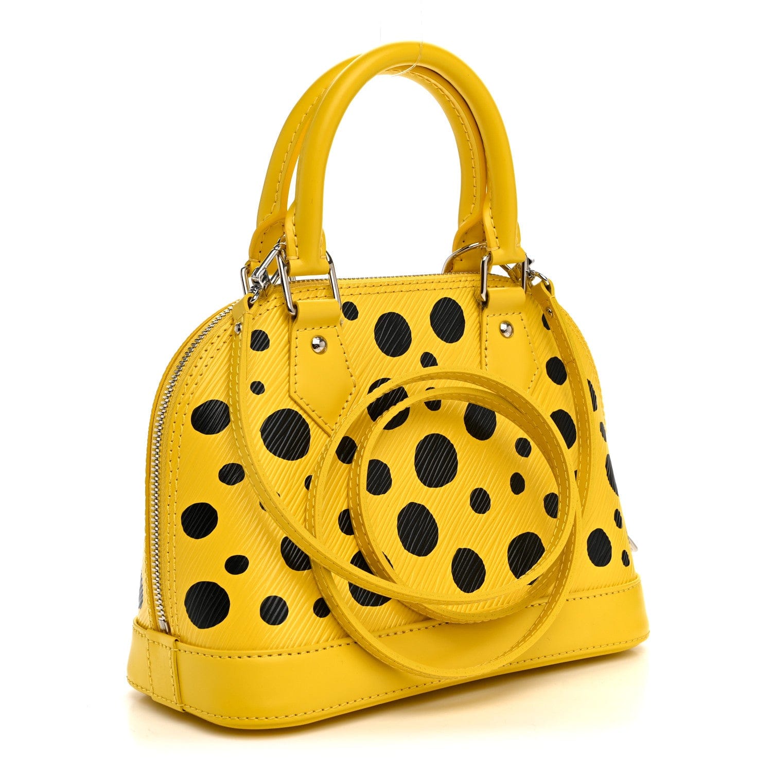 Louis Vuitton LV x YK Epi Alma BB Yellow Black