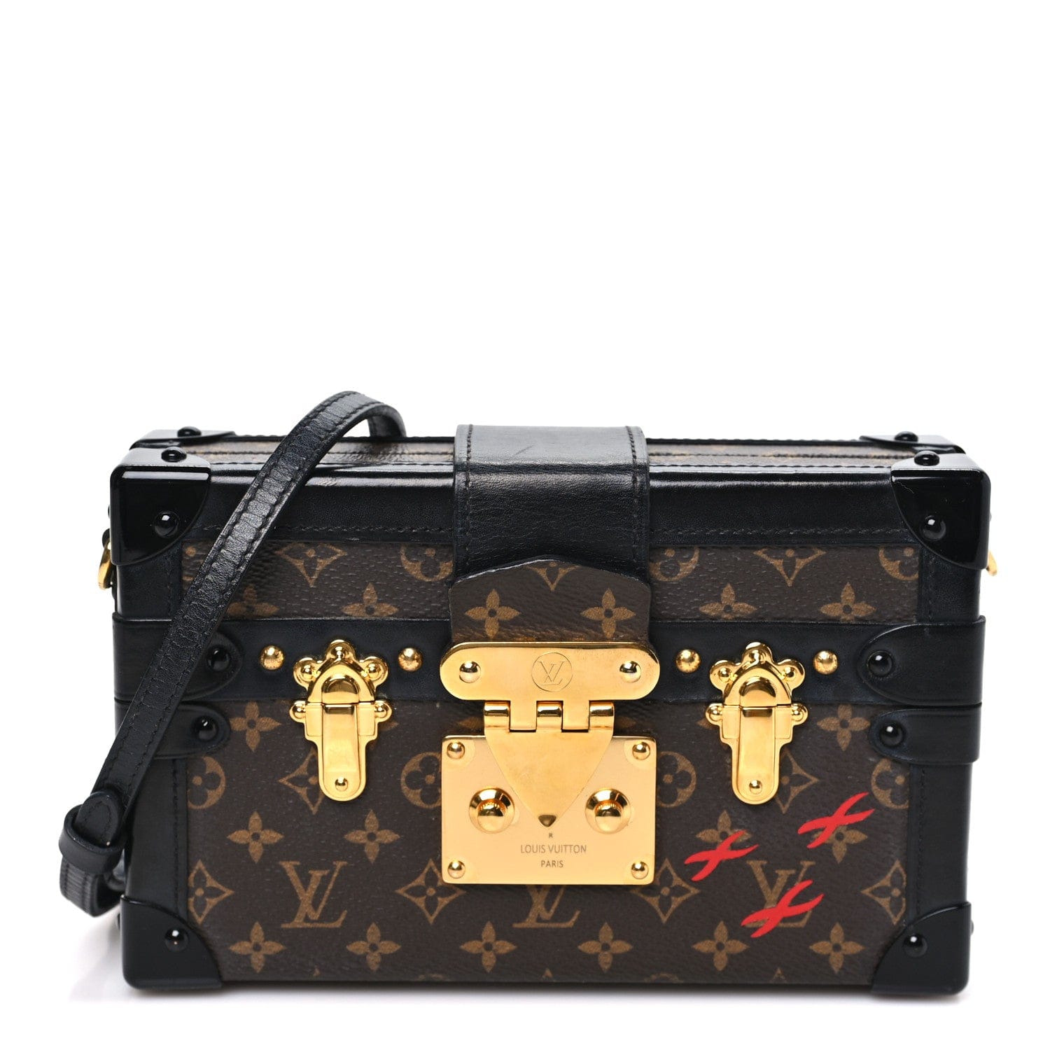 Louis Vuitton Monogram Petite Malle Black
