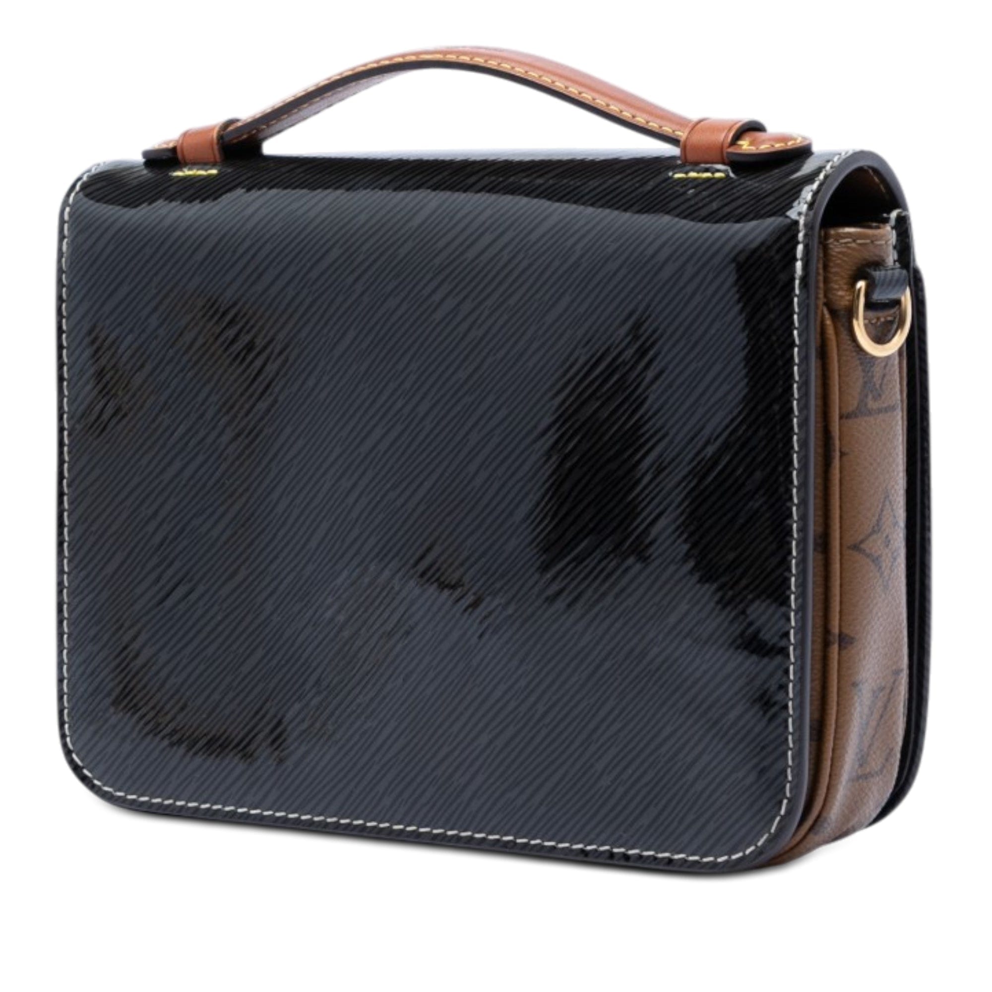 Louis Vuitton Shiny Epi and Monogram Reverse Mini Pochette Metis
