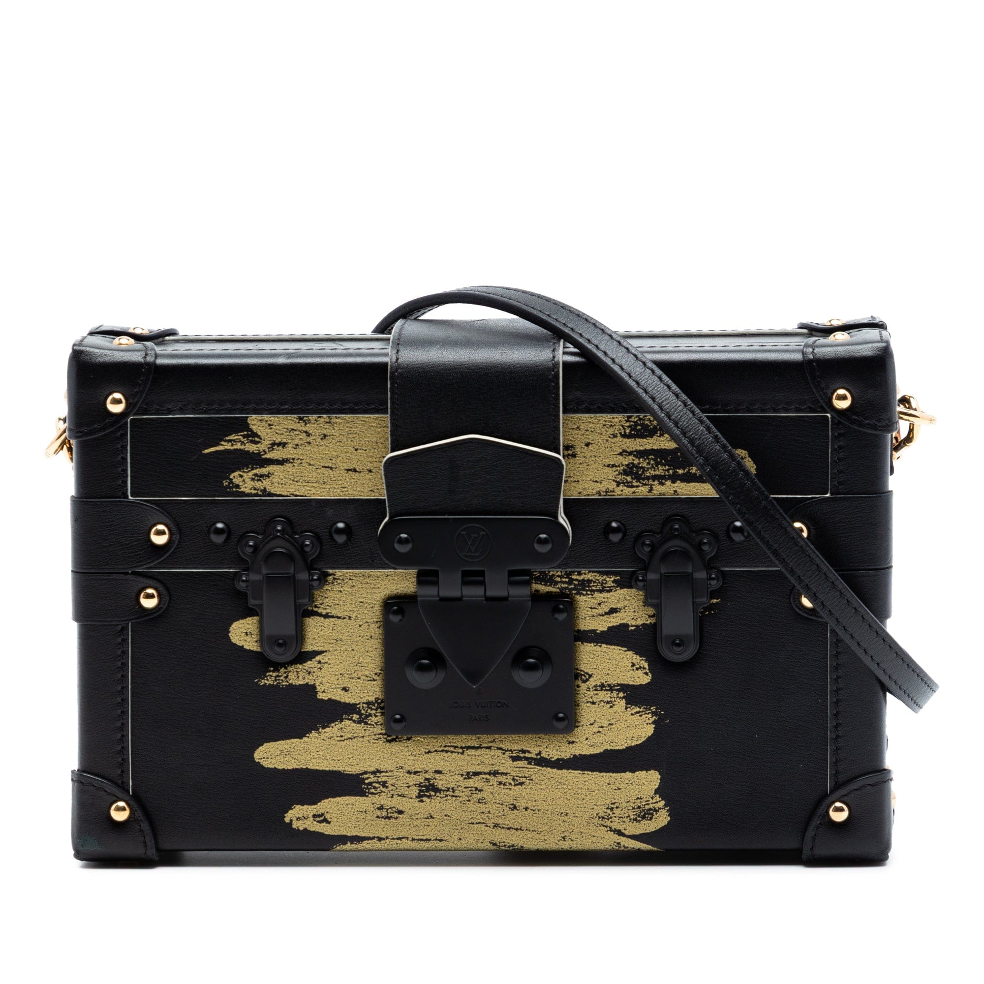 Louis Vuitton Leather Golden Light Petite Malle