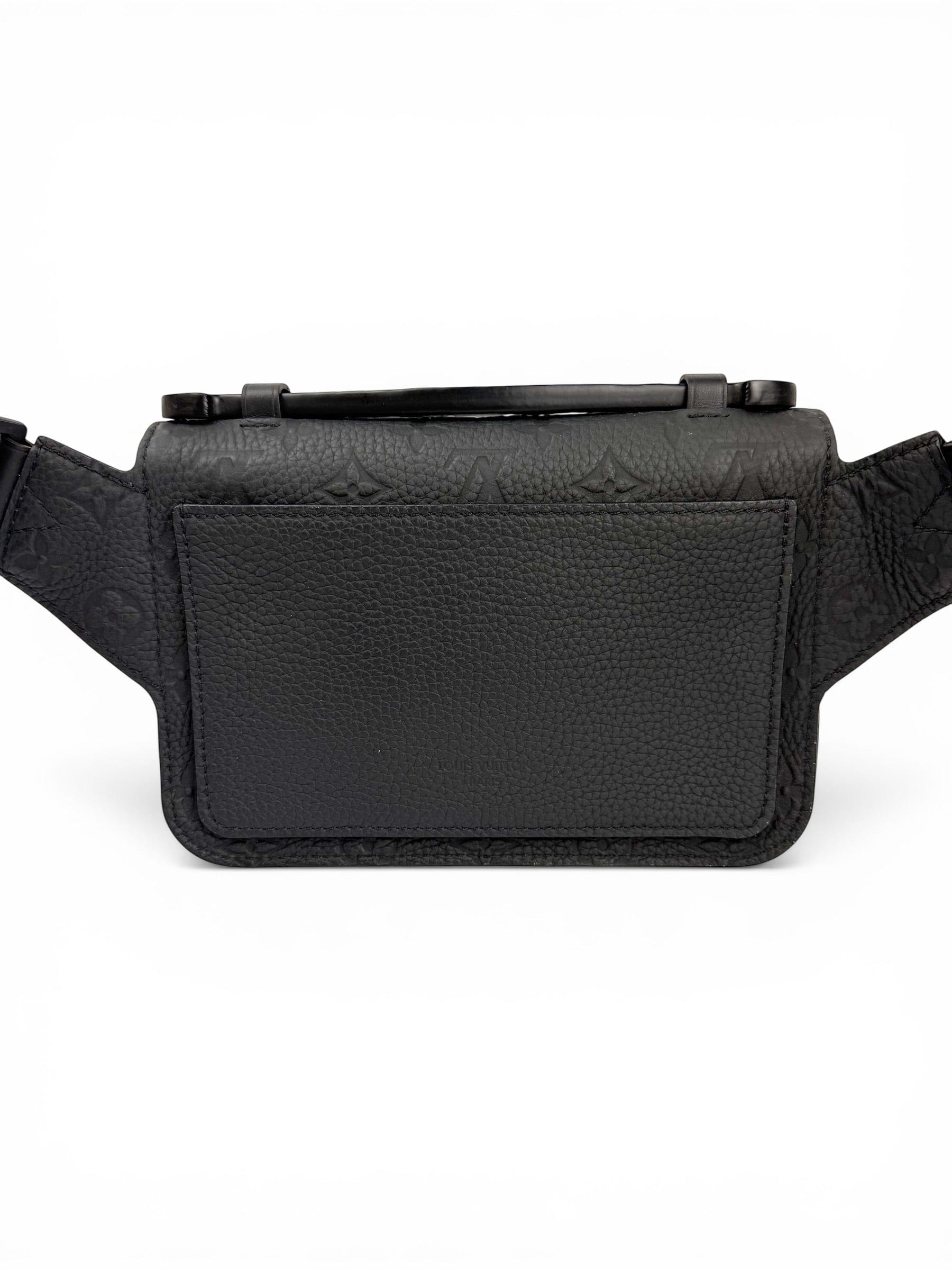 Louis Vuitton Black Empriente Leather S Lock Sling Bag