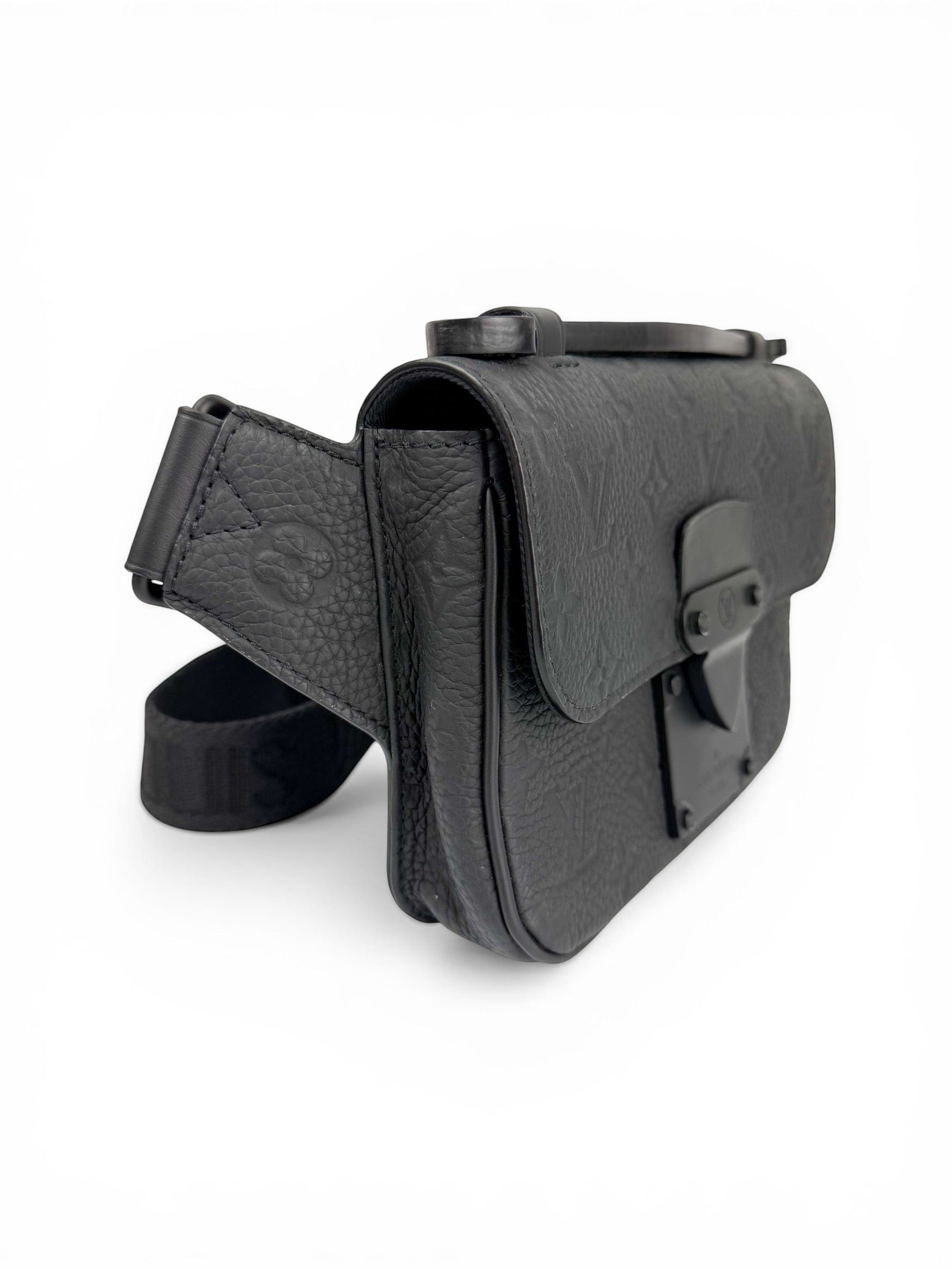 Louis Vuitton Black Empriente Leather S Lock Sling Bag
