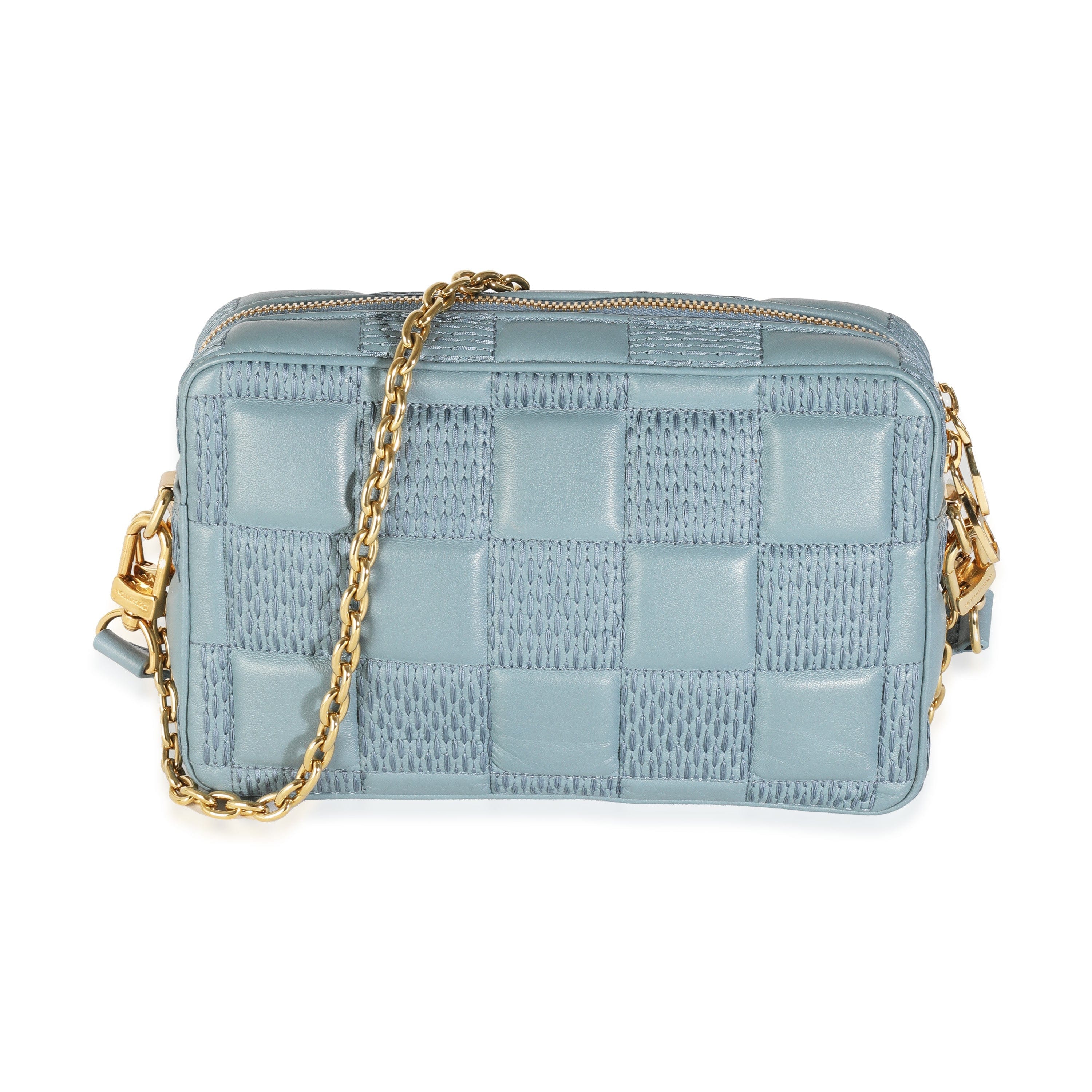 Louis Vuitton Glacier Quilted Damier Lambskin Troca PM