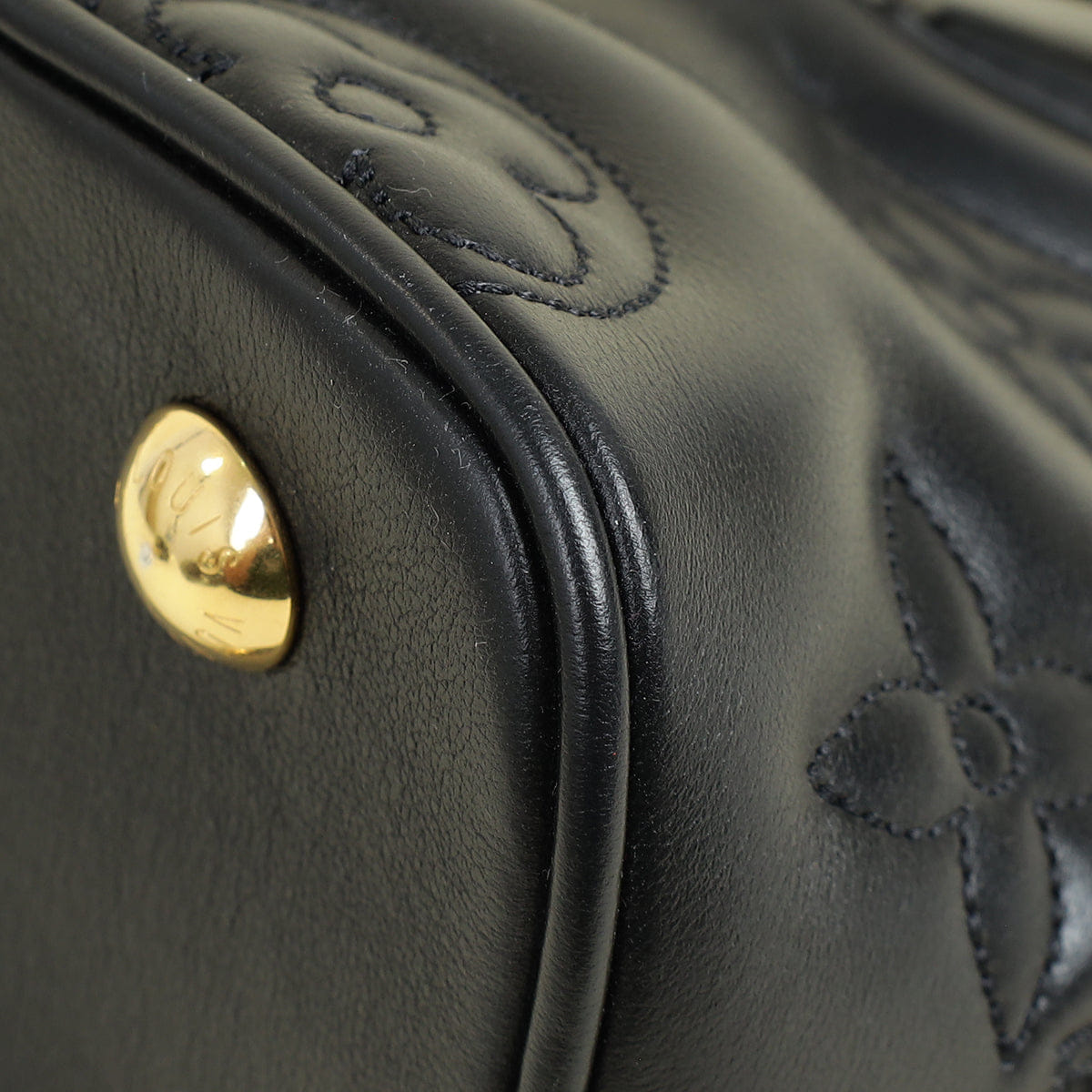 Louis Vuitton Black Alma BB Bag