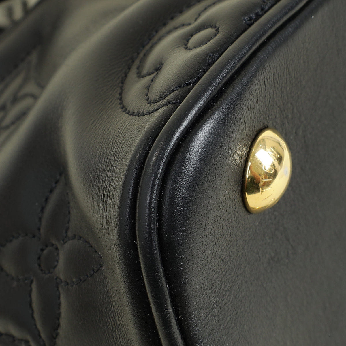 Louis Vuitton Black Alma BB Bag