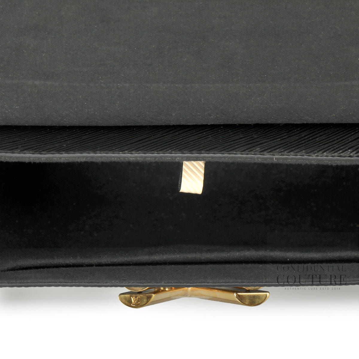 Louis Vuitton Black/Cream Epi Crafty Twist MM Bag
