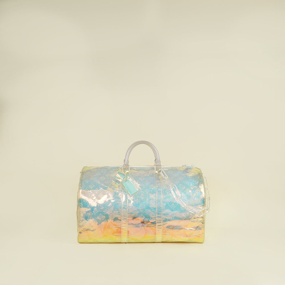 Louis Vuitton Monogram Iridescent Prism Keepall Bandouliere 50 Bag