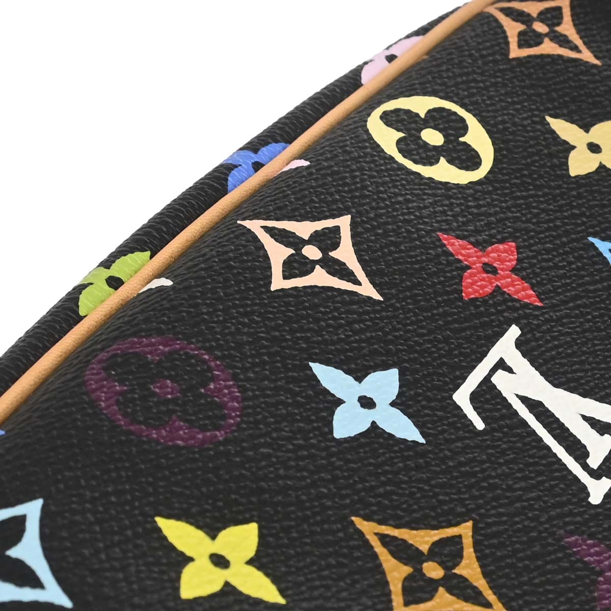 Louis Vuitton 2004 Black Multicolor Pochette Accessoires M92648