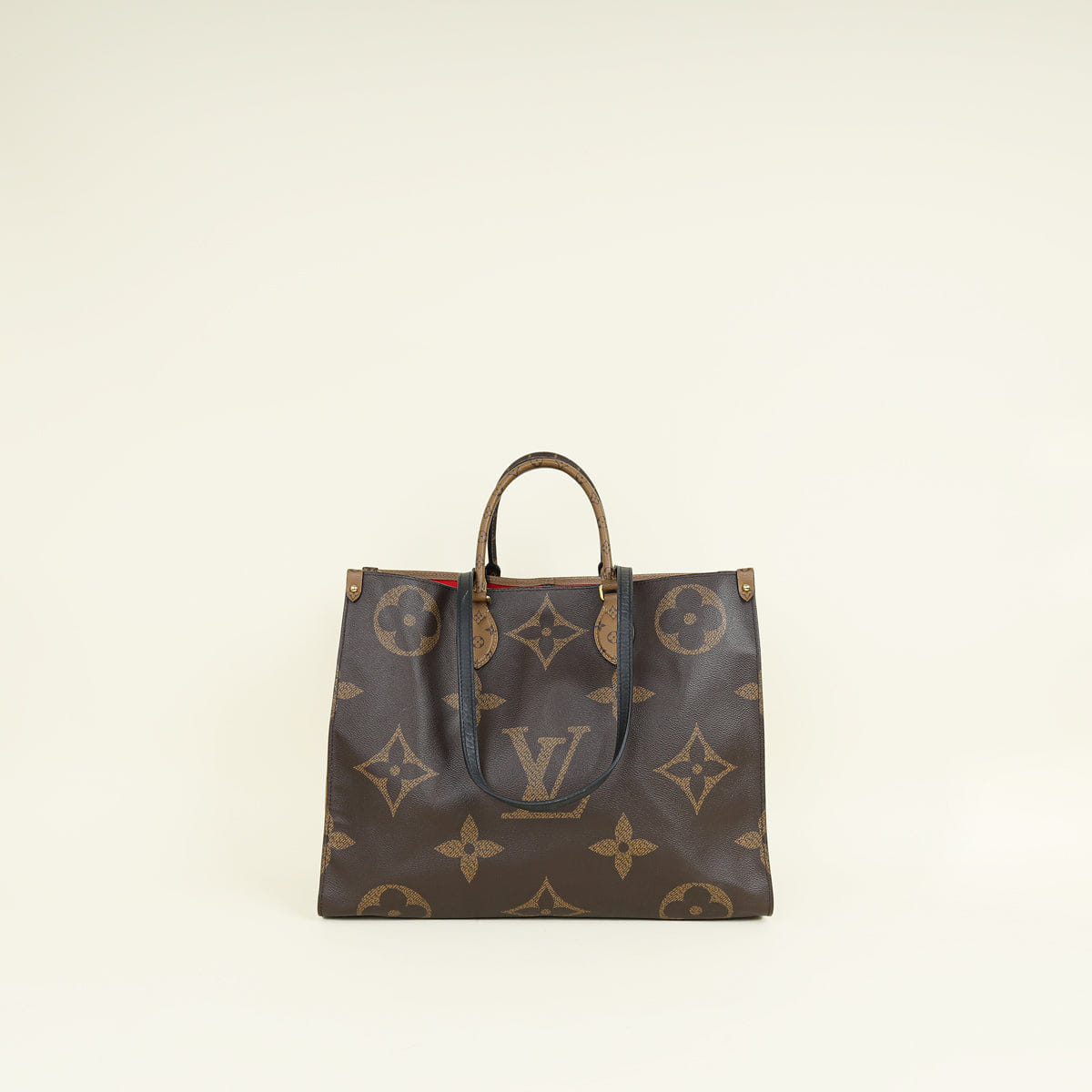 Louis Vuitton Black Monogram Reverse Onthego GM Bag