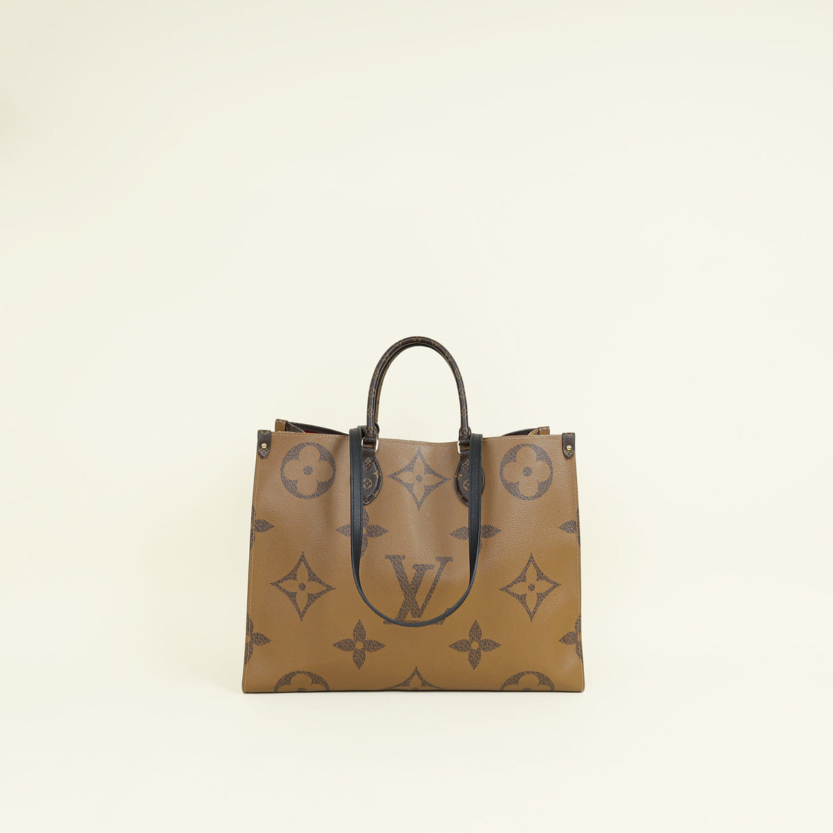 Louis Vuitton Black Monogram Reverse Onthego GM Bag