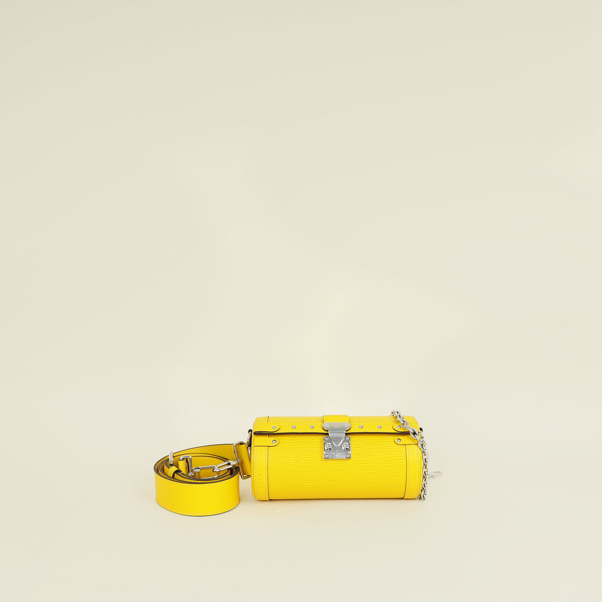 Louis Vuitton Yellow Papillon Trunk Bag