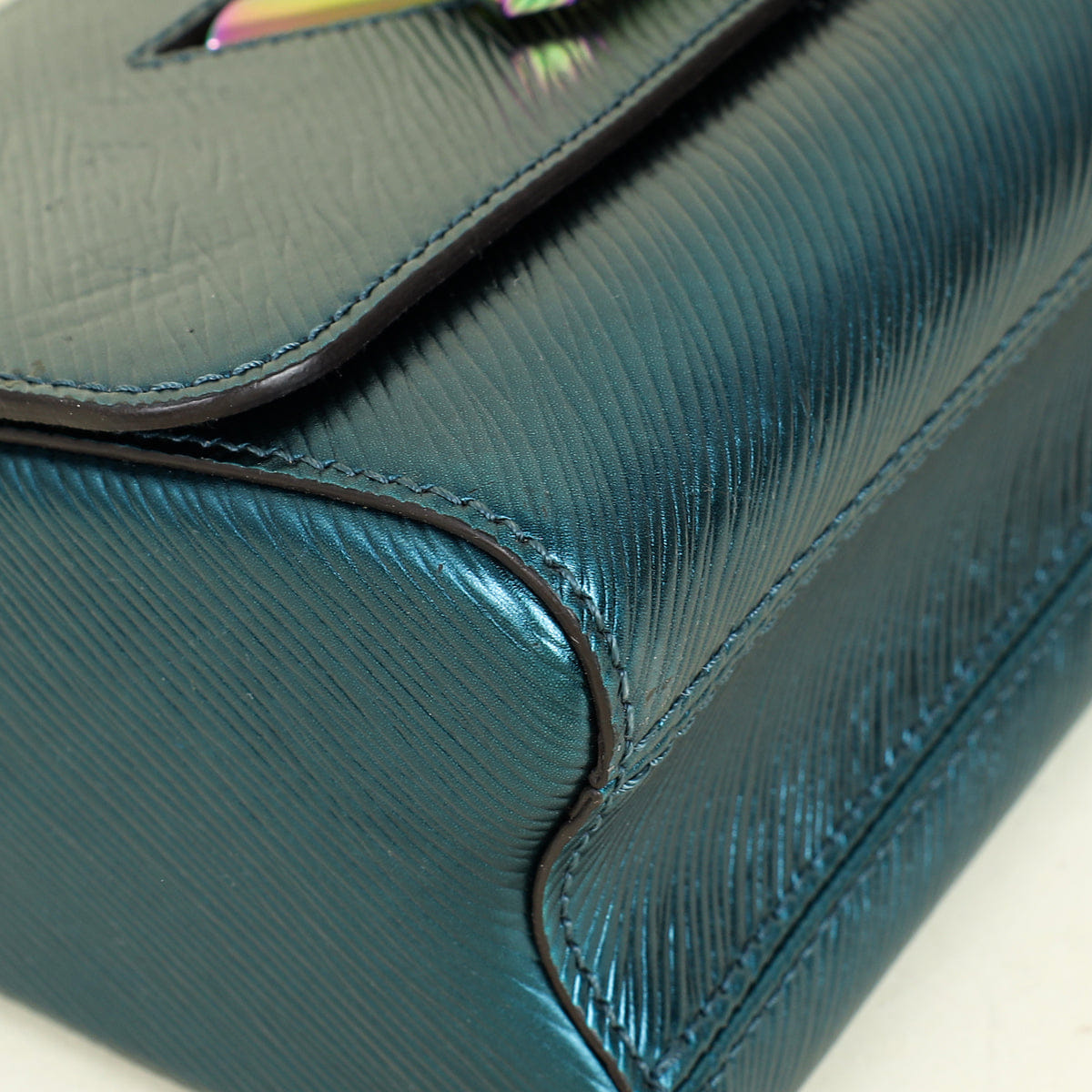 Louis Vuitton Metallic Green Twist MM Bag