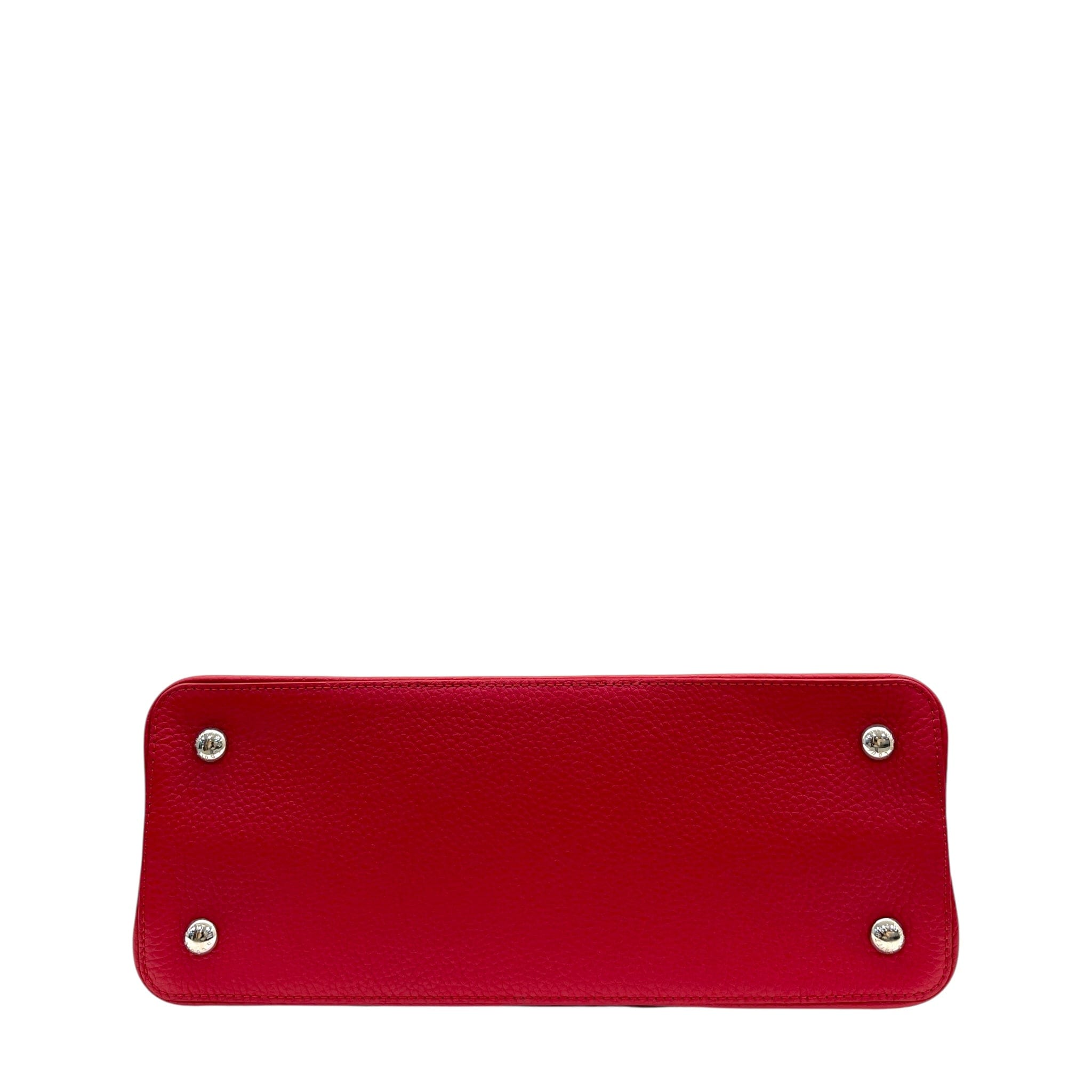 Louis Vuitton Capucines Rubis Taurillon Leather MM Bag