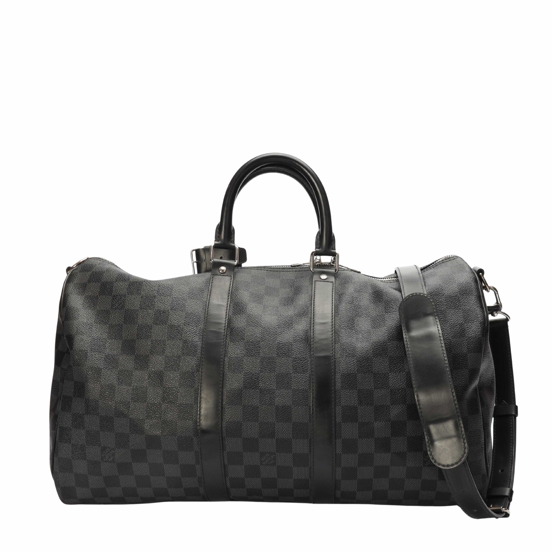 Louis Vuitton Keepall Bandouliere 45 Graphite Canvas Bag