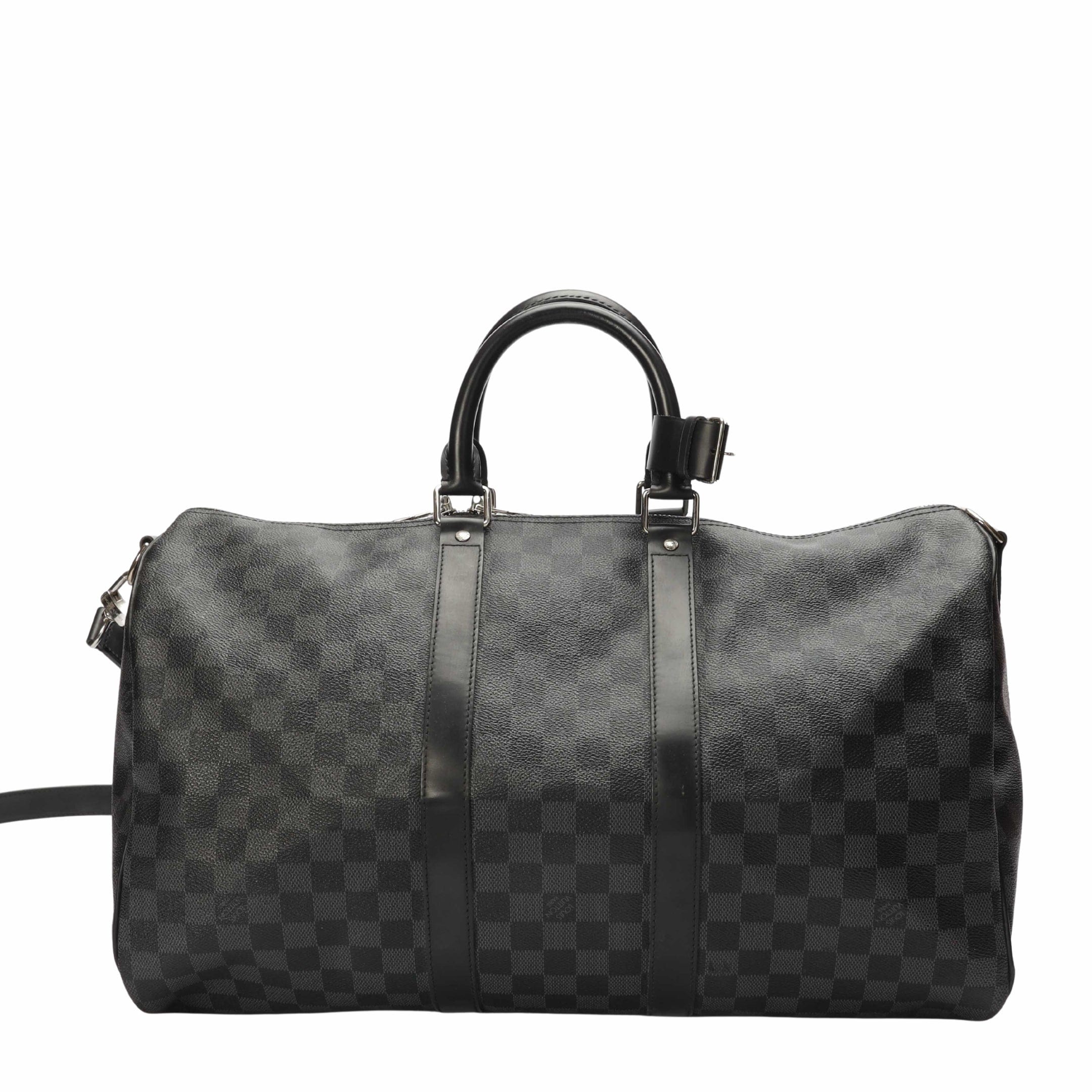 Louis Vuitton Keepall Bandouliere 45 Graphite Canvas Bag