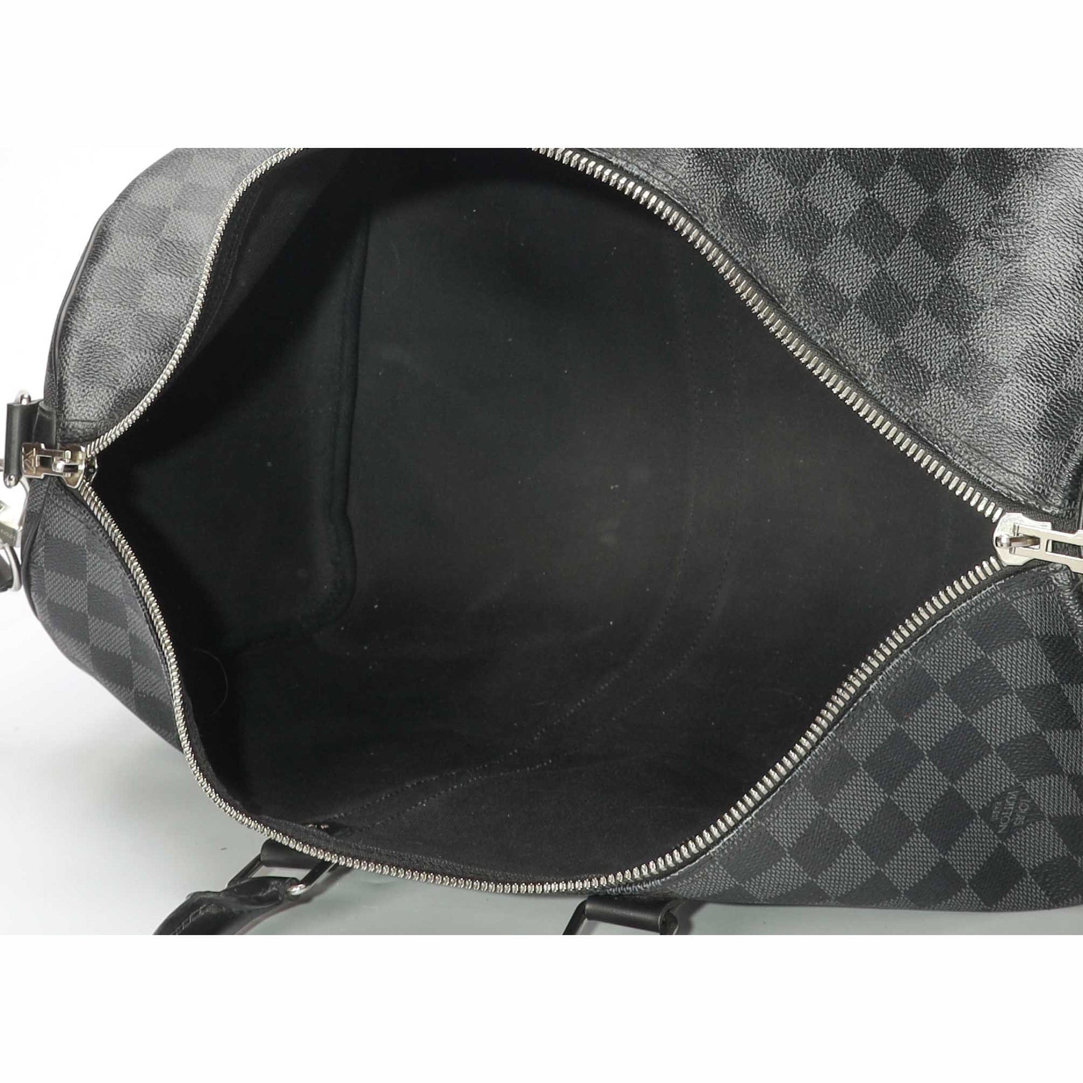 Louis Vuitton Keepall Bandouliere 45 Graphite Canvas Bag
