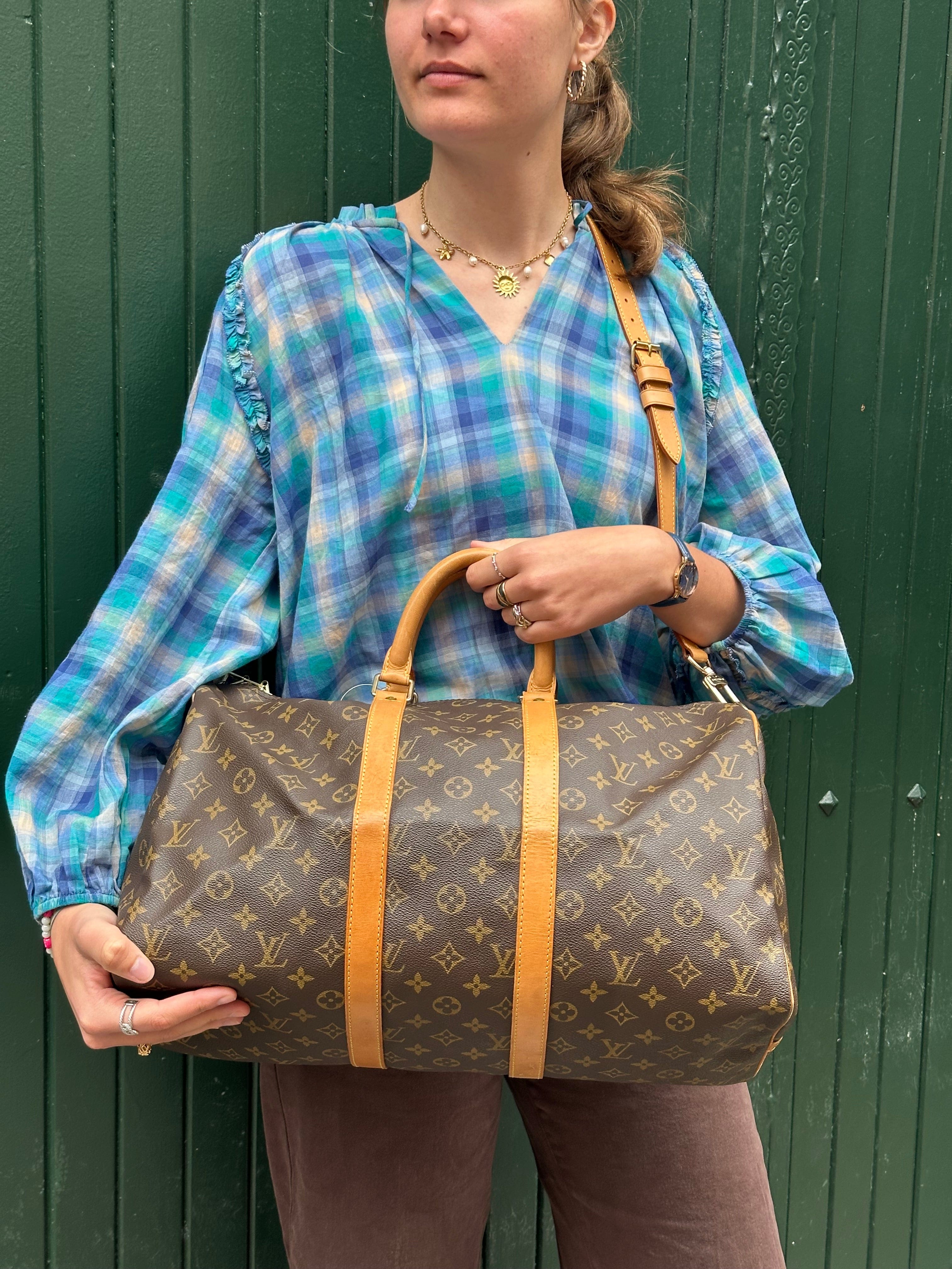 Louis Vuitton Monogram Canvas Keepall 45 Bandoulière