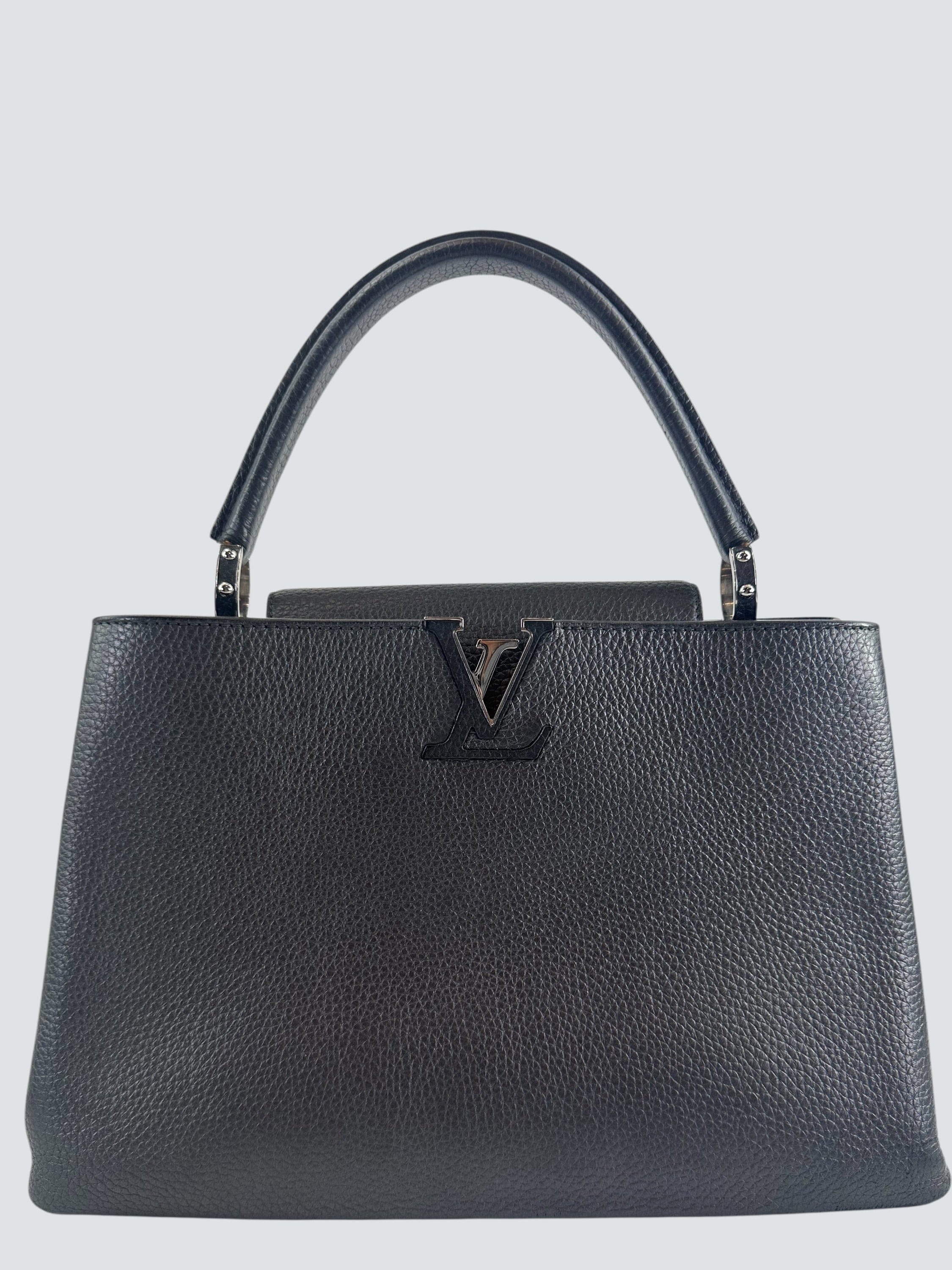 Louis Vuitton Metallic Grey Cappucine