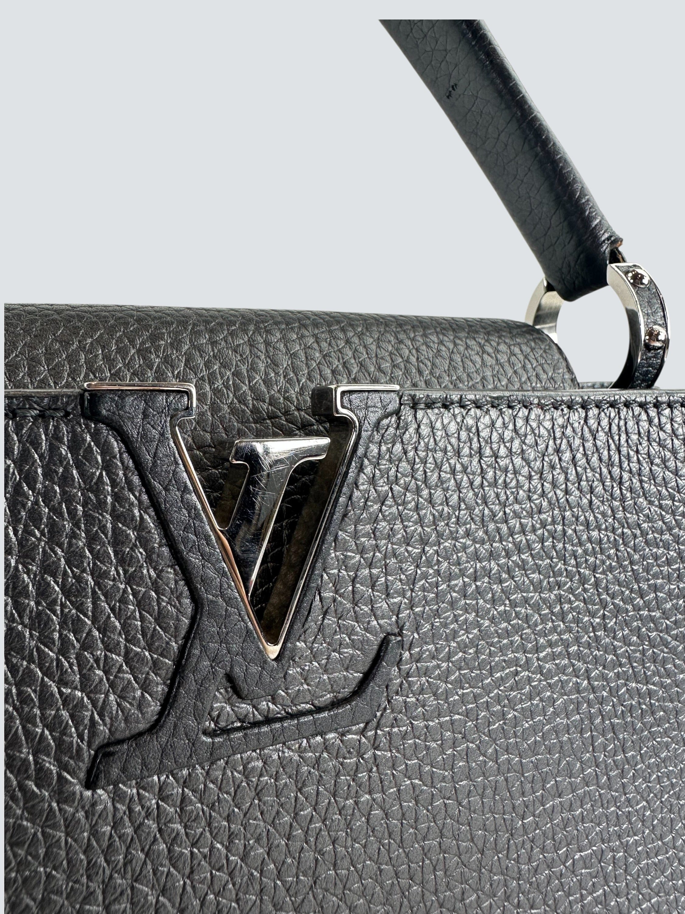 Louis Vuitton Metallic Grey Cappucine