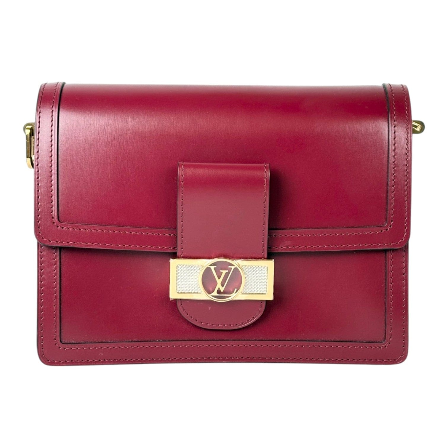 Louis Vuitton Burgundy Dauphine MM Bag