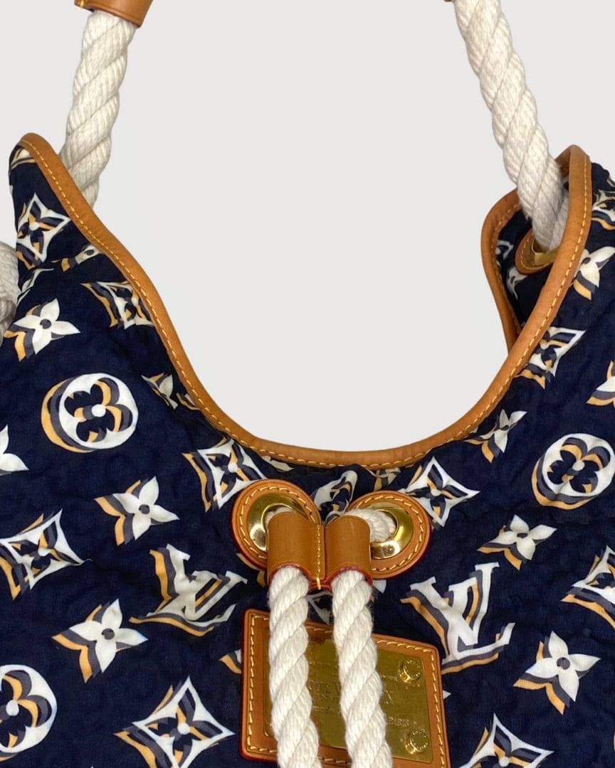Louis Vuitton Monogram Bulles Bag Navy/ White