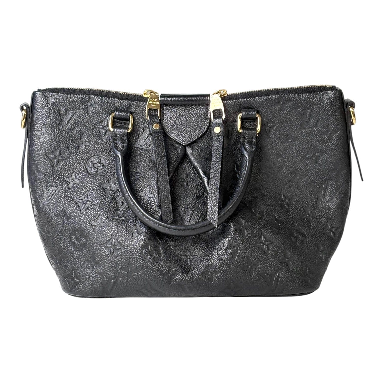 Louis Vuitton Black Leather Mazarine Bag