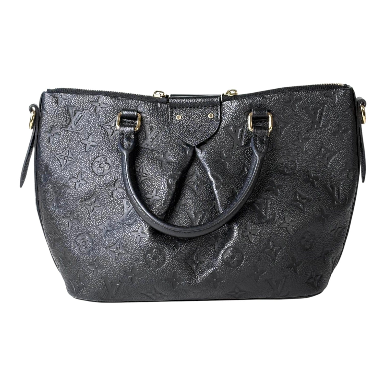 Louis Vuitton Black Leather Mazarine Bag