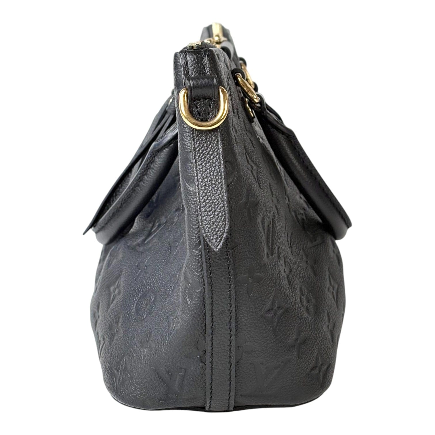 Louis Vuitton Black Leather Mazarine Bag
