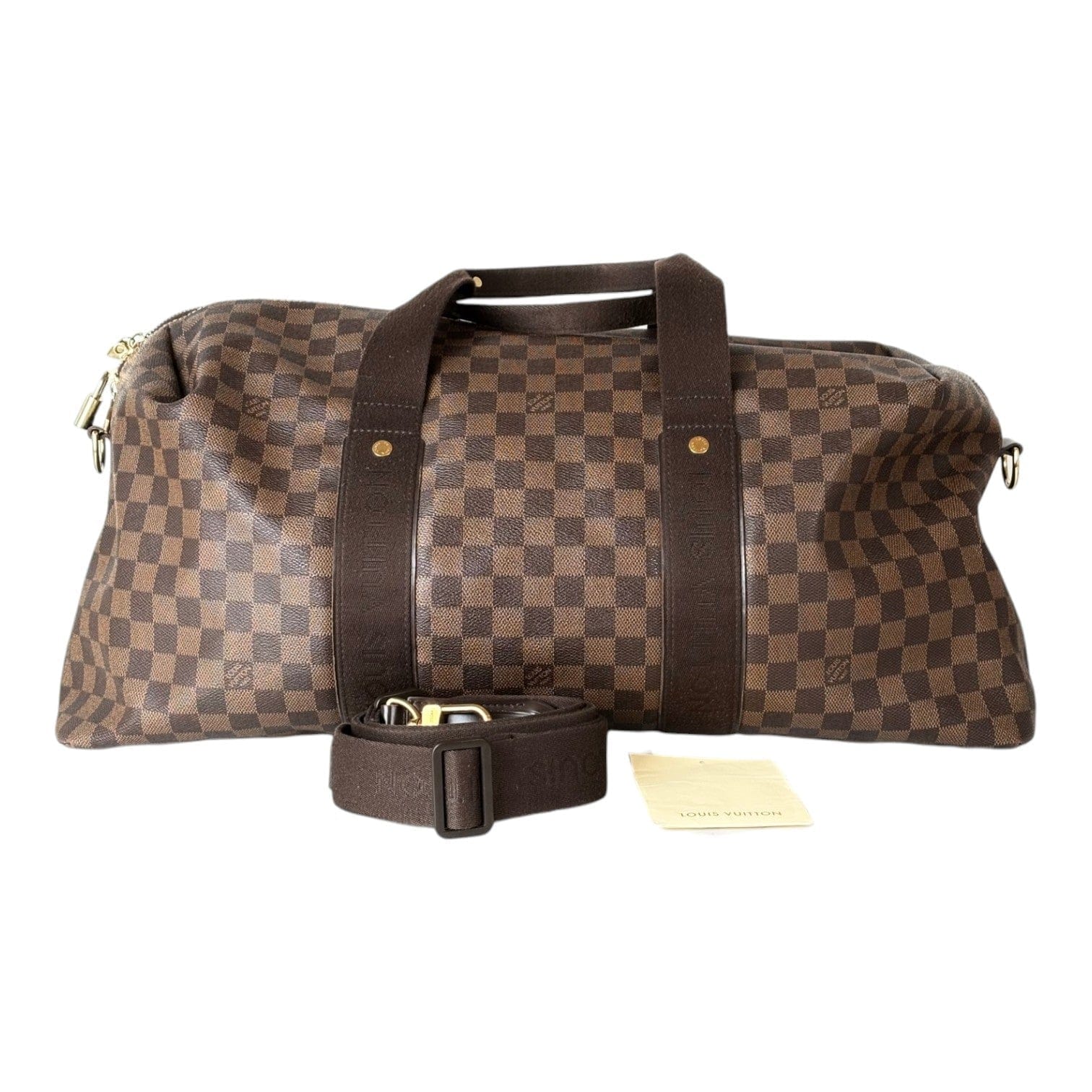 Louis Vuitton Keepall 55 cm Damier Ebene Bag
