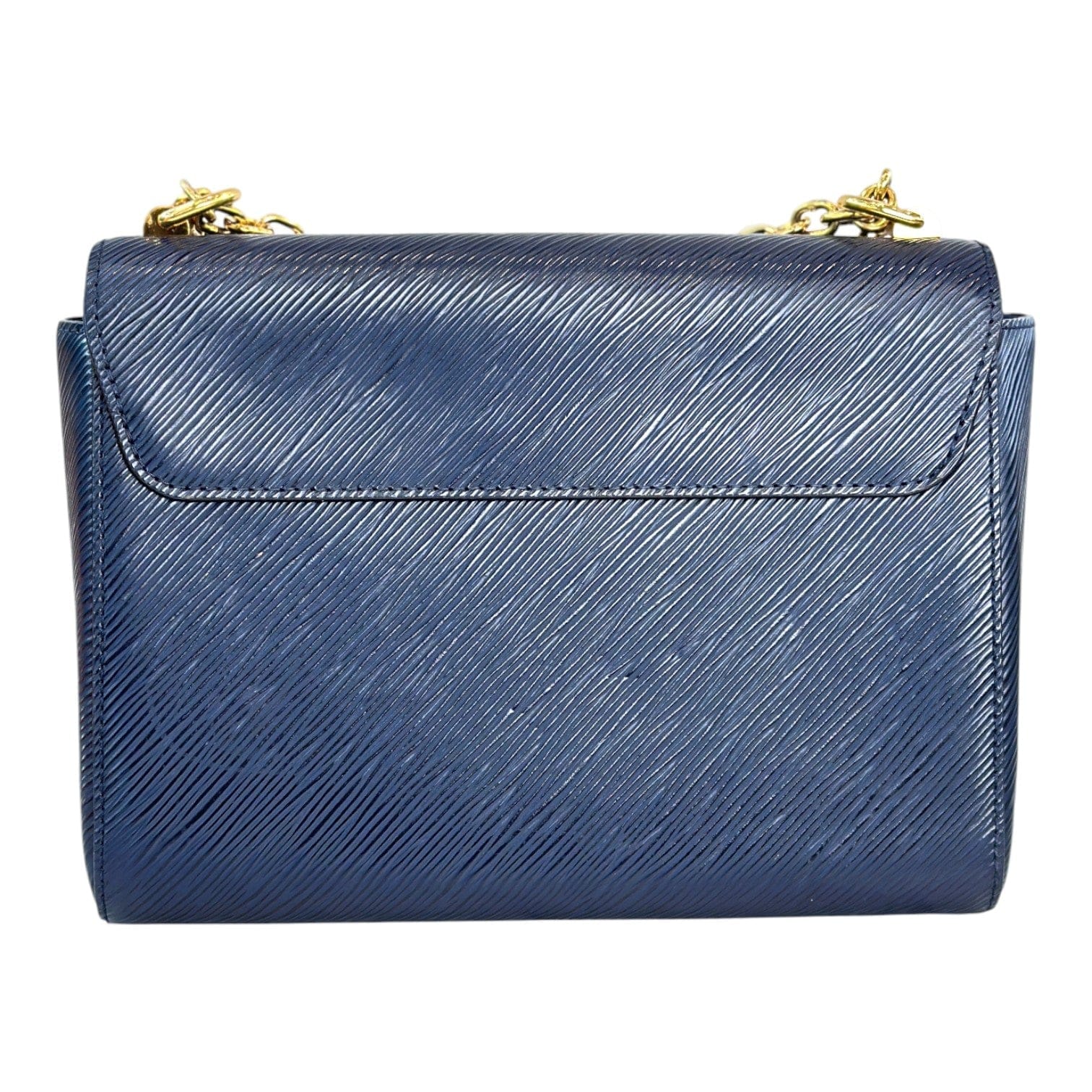 Louis Vuitton Twist MM 23 cm Blue Epi Bag