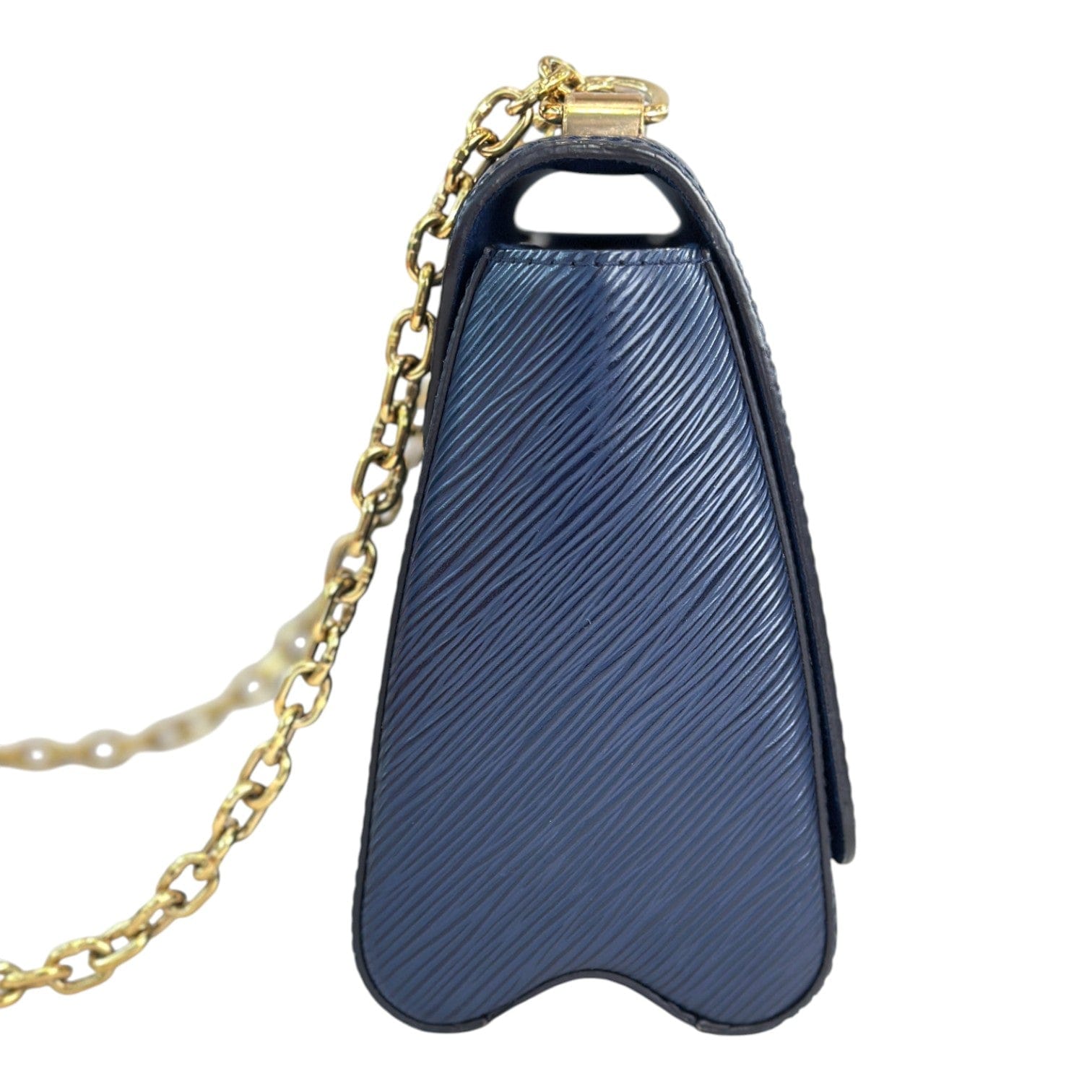 Louis Vuitton Twist MM 23 cm Blue Epi Bag