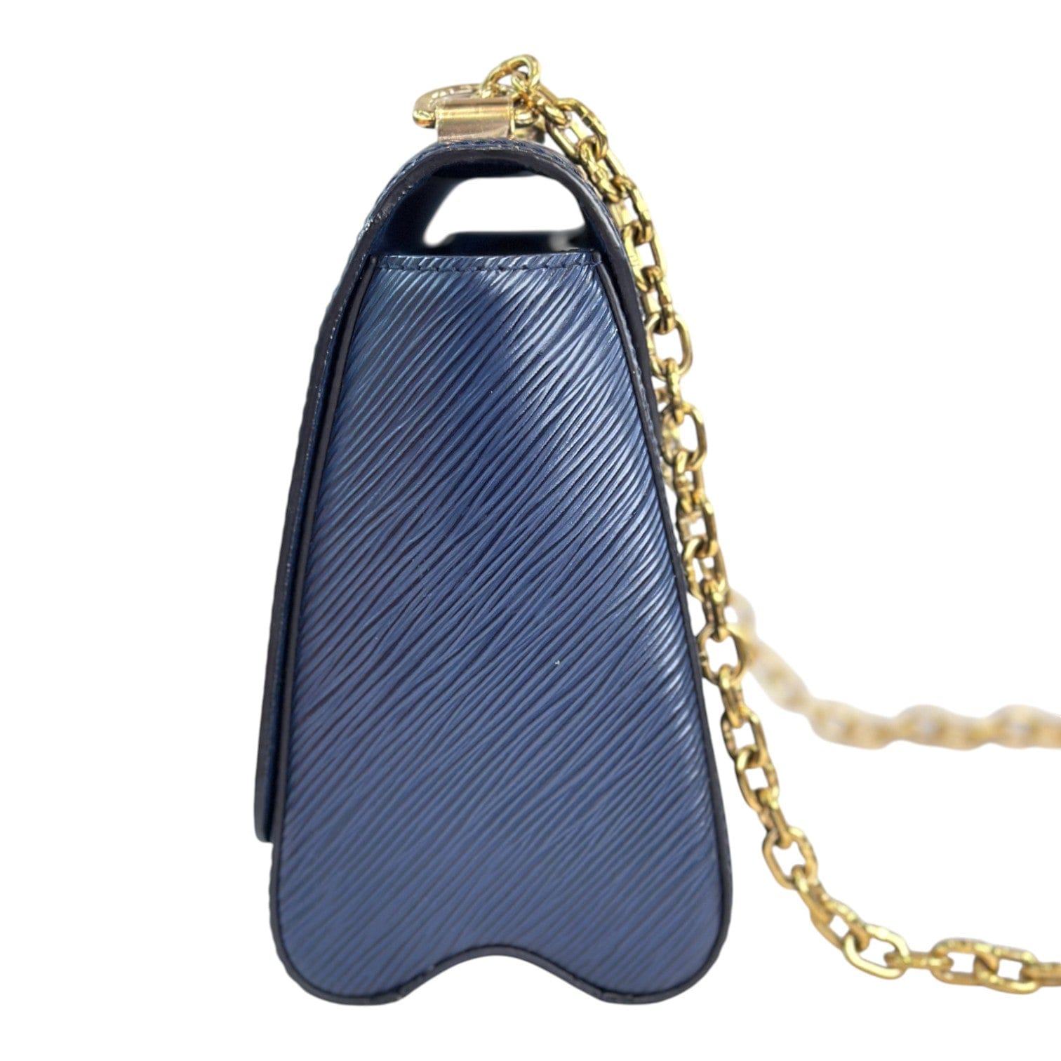 Louis Vuitton Twist MM 23 cm Blue Epi Bag