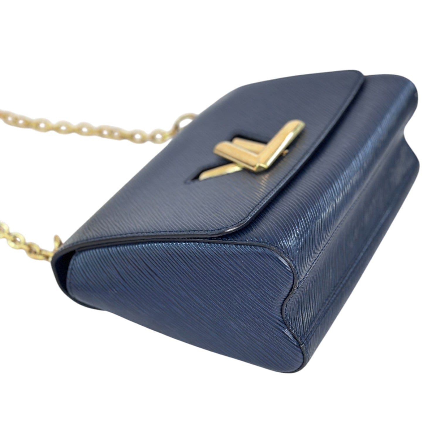 Louis Vuitton Twist MM 23 cm Blue Epi Bag