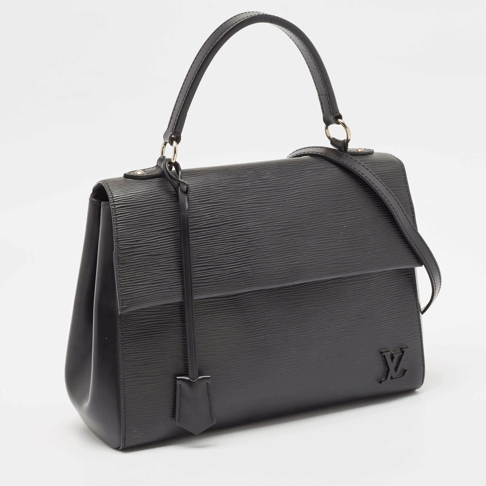Louis Vuitton Black Epi Leather Cluny Mm Bag