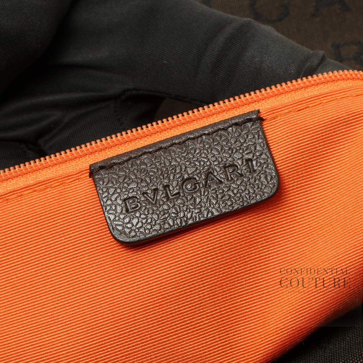 Bvlgari Brown Logomania Shoulder Bag