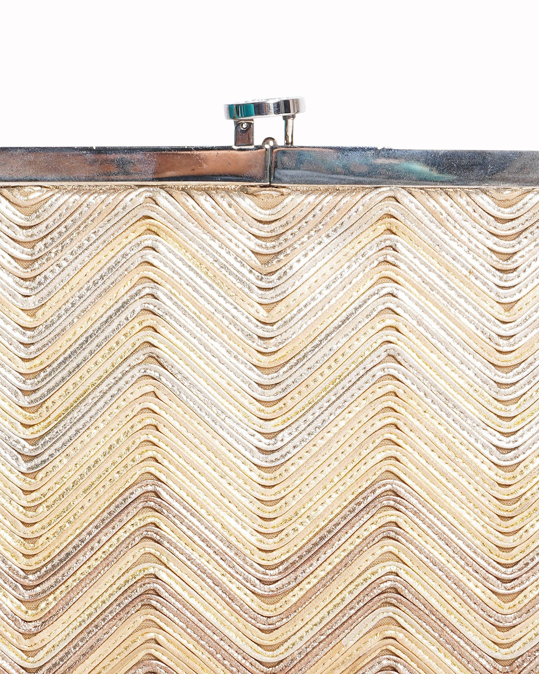Bvlgari Gold - tone shoulder bag
