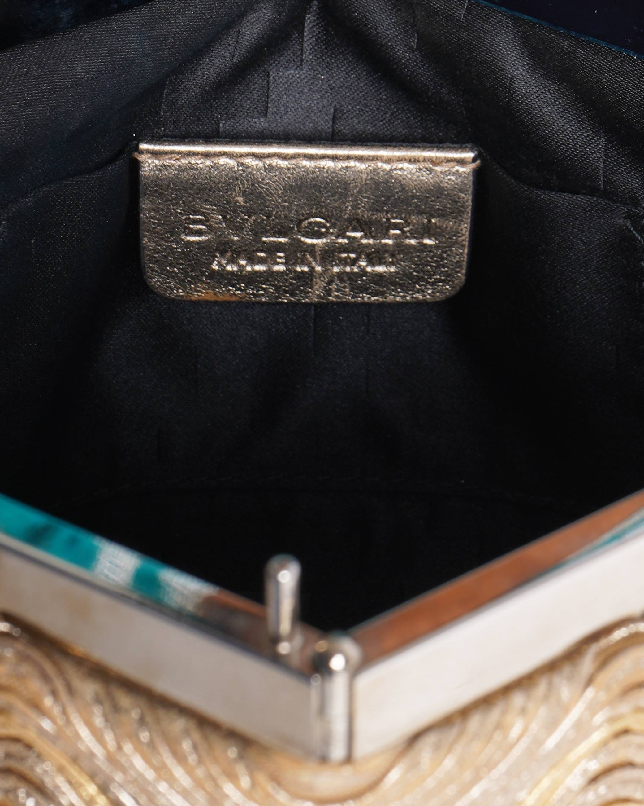 Bvlgari Gold - tone shoulder bag