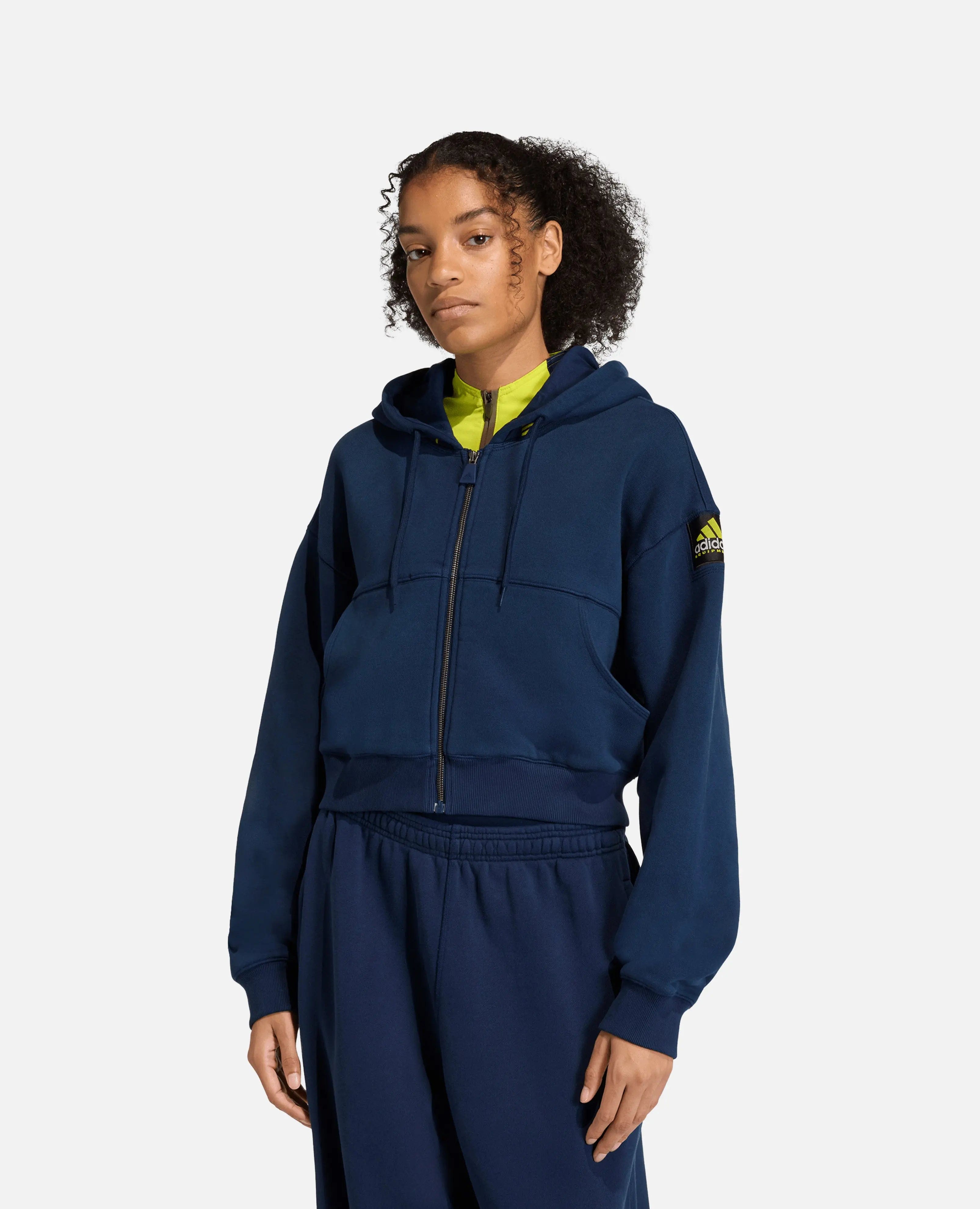 adidas EQT CROPPED ZIP HOODIE W