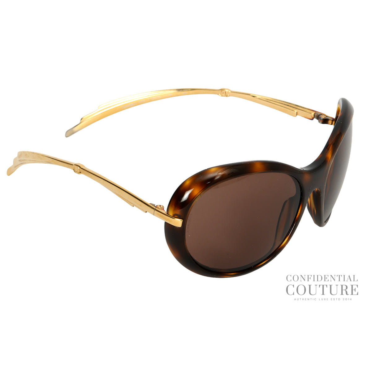 Chanel Brown Tortoiseshell 5154 Bird Wings Sunglasses