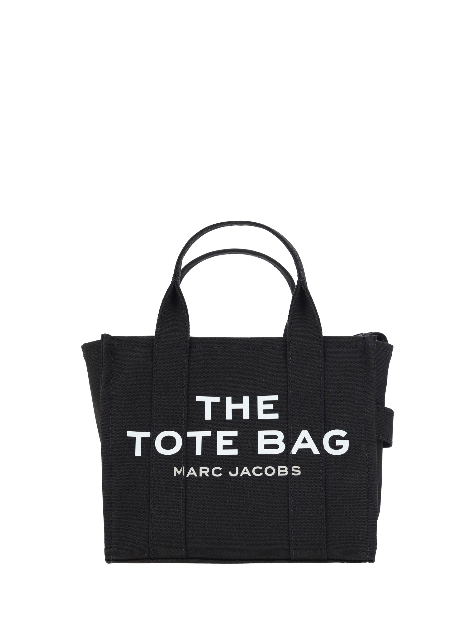 Marc Jacobs Cotton Logo - Print Tote Bag — Black
