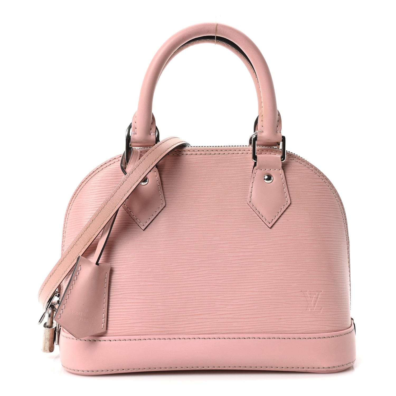 Louis Vuitton Epi Alma BB Rose Ballerine
