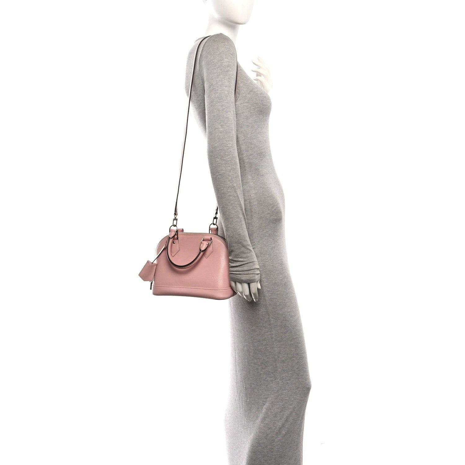 Louis Vuitton Epi Alma BB Rose Ballerine