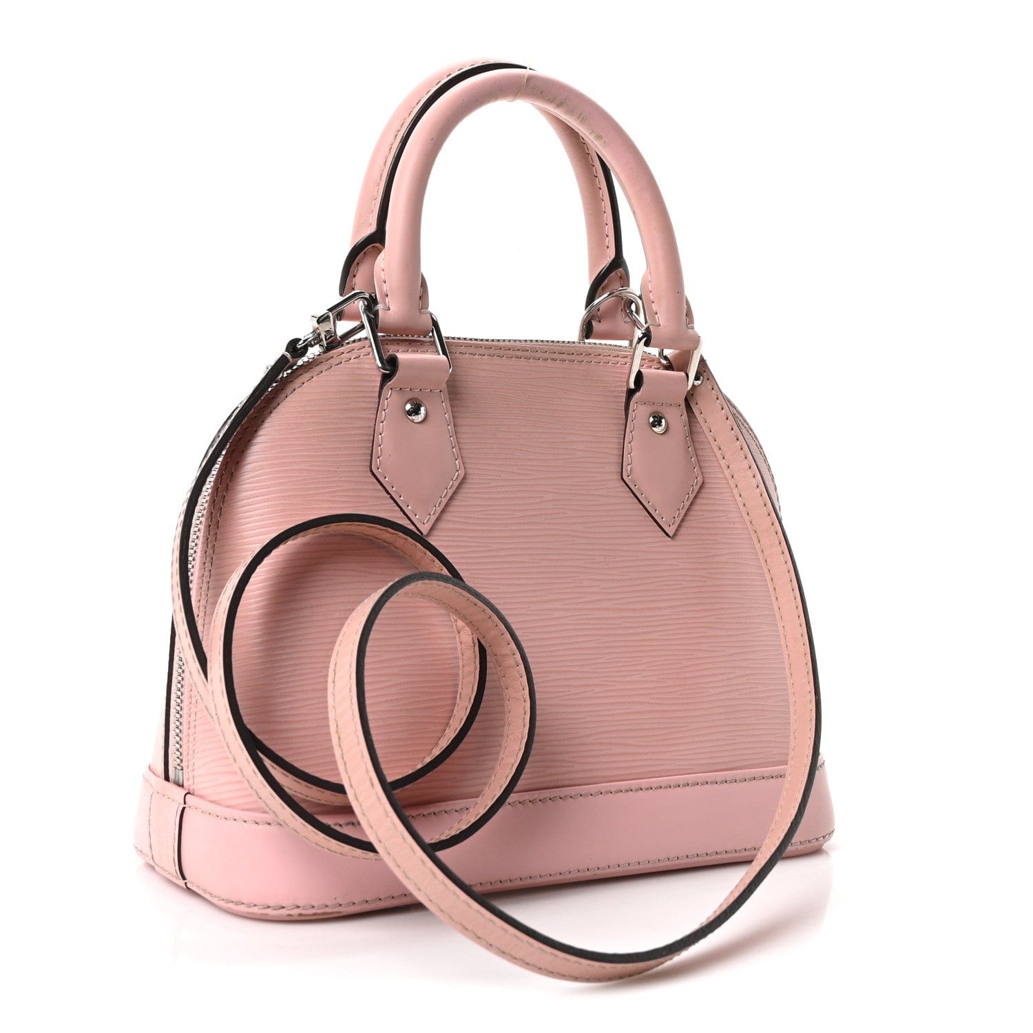 Louis Vuitton Epi Alma BB Rose Ballerine
