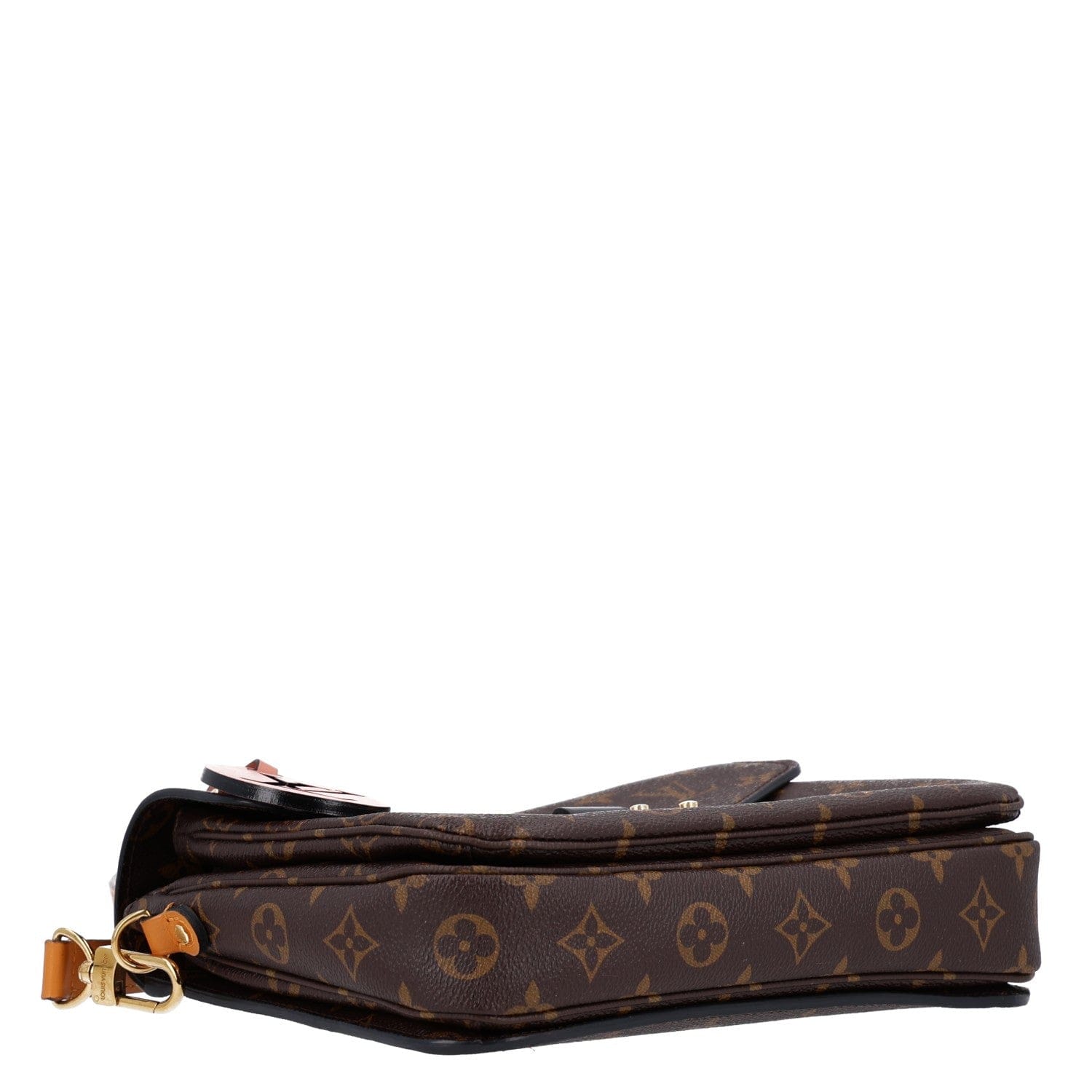 Louis Vuitton Monogram Braided Pochette Metis Coquelicot
