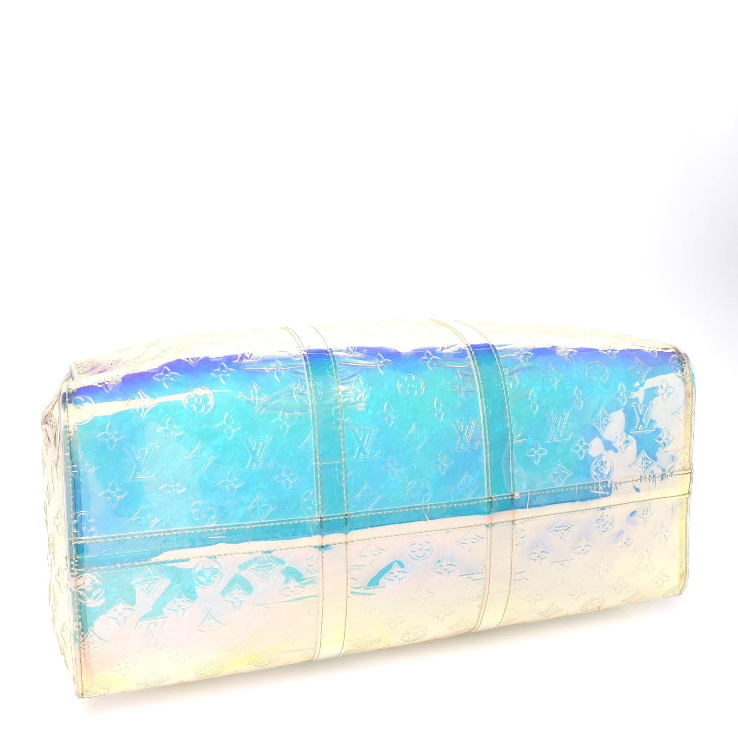 Louis Vuitton PVC Monogram Keepall Bandouliere 50 Iridescent Prism