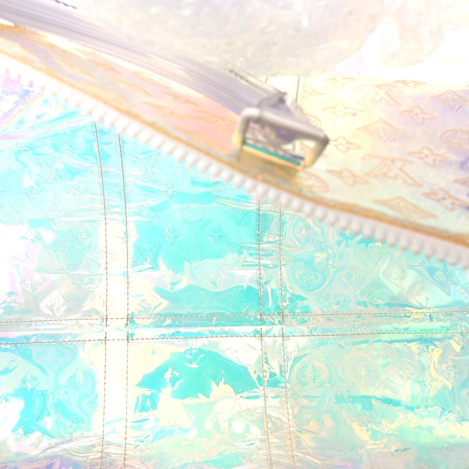 Louis Vuitton PVC Monogram Keepall Bandouliere 50 Iridescent Prism