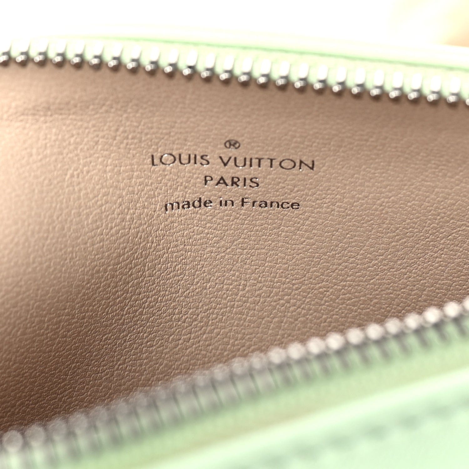 Louis Vuitton Lambskin Embossed Monogram Coussin BB Green
