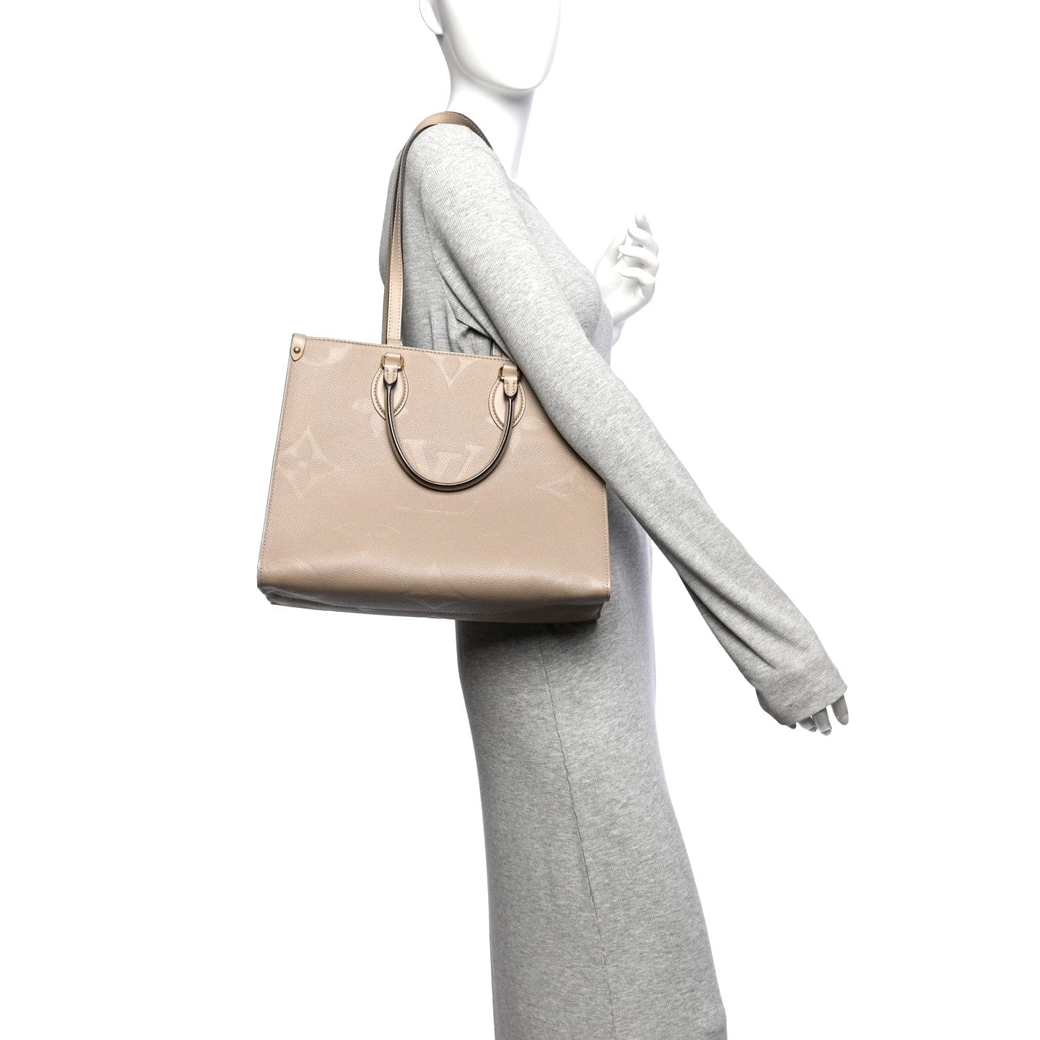 Louis Vuitton Empreinte Monogram Giant Onthego MM Tourterelle