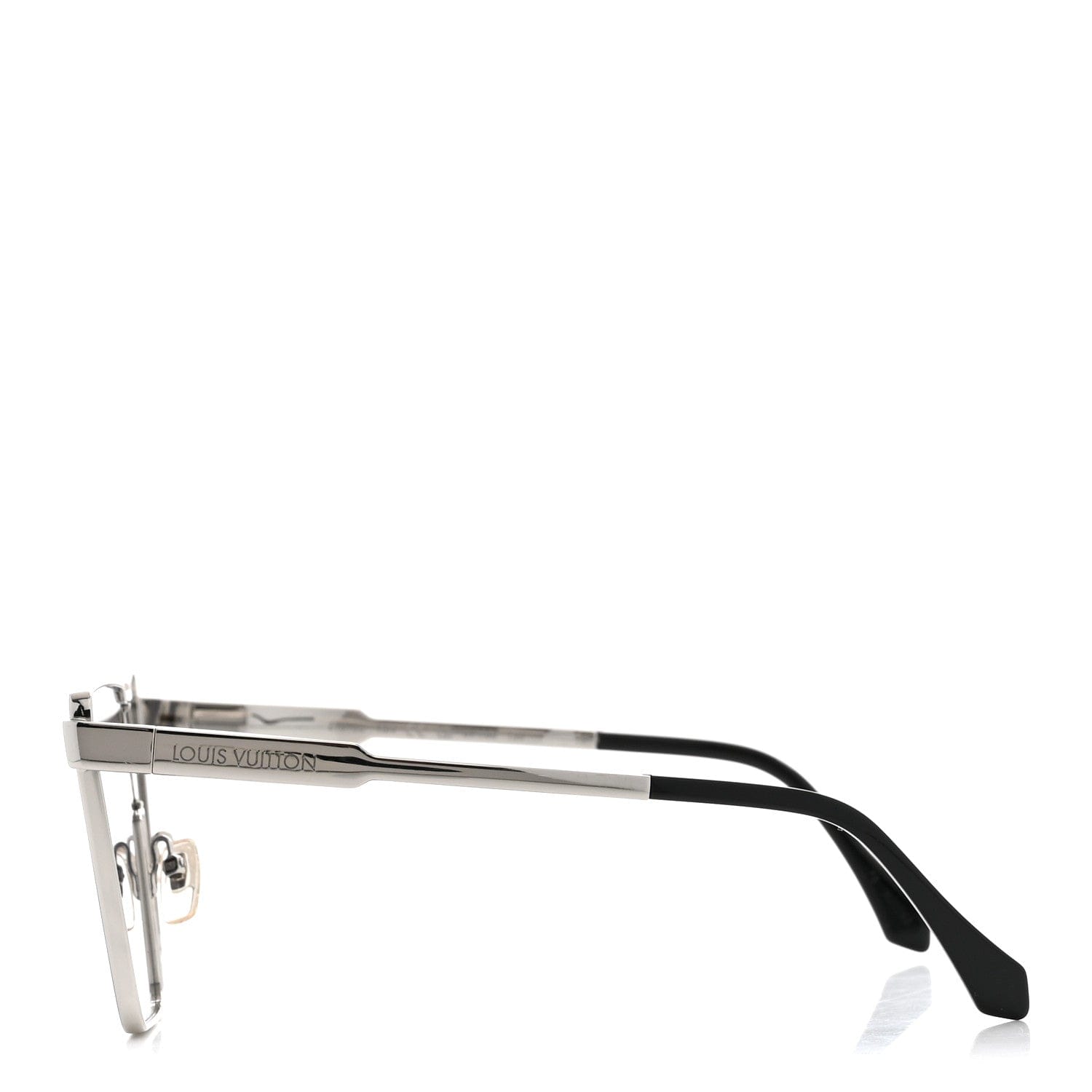 Louis Vuitton Metal Swarovski Crystal Cyclone Sunglasses Z1815U Silver