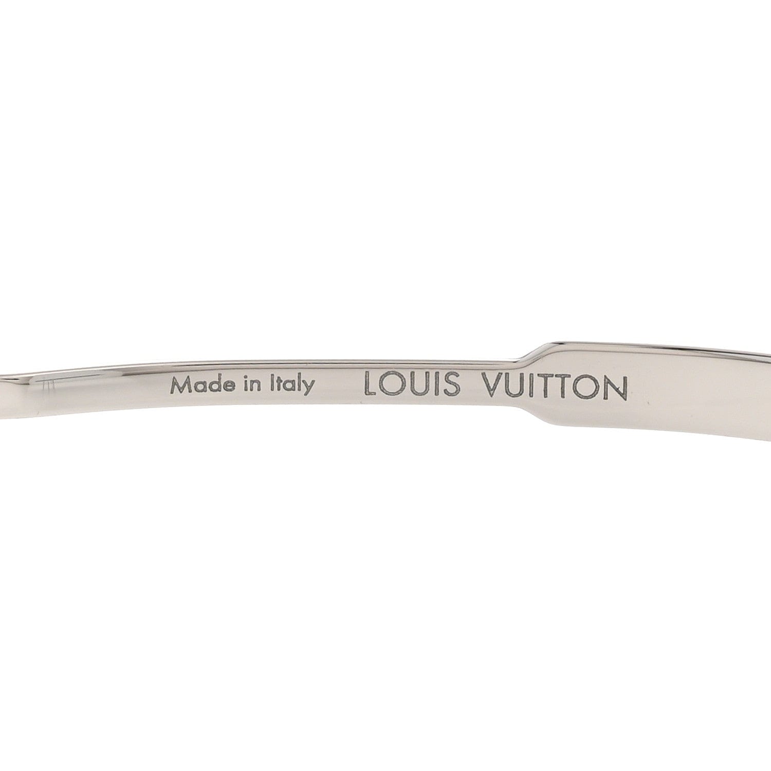 Louis Vuitton Metal Swarovski Crystal Cyclone Sunglasses Z1815U Silver